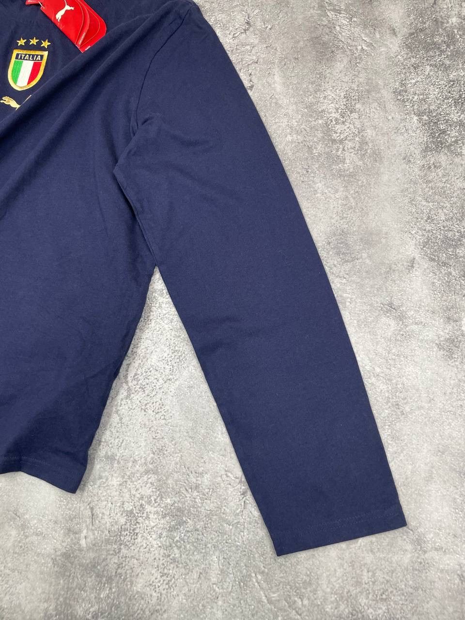 Puma Puma NWT Men Long Sleeve T-Shirt Italia Navy Blue Size XL Size US XL / EU 56 / 4 - 8 Thumbnail