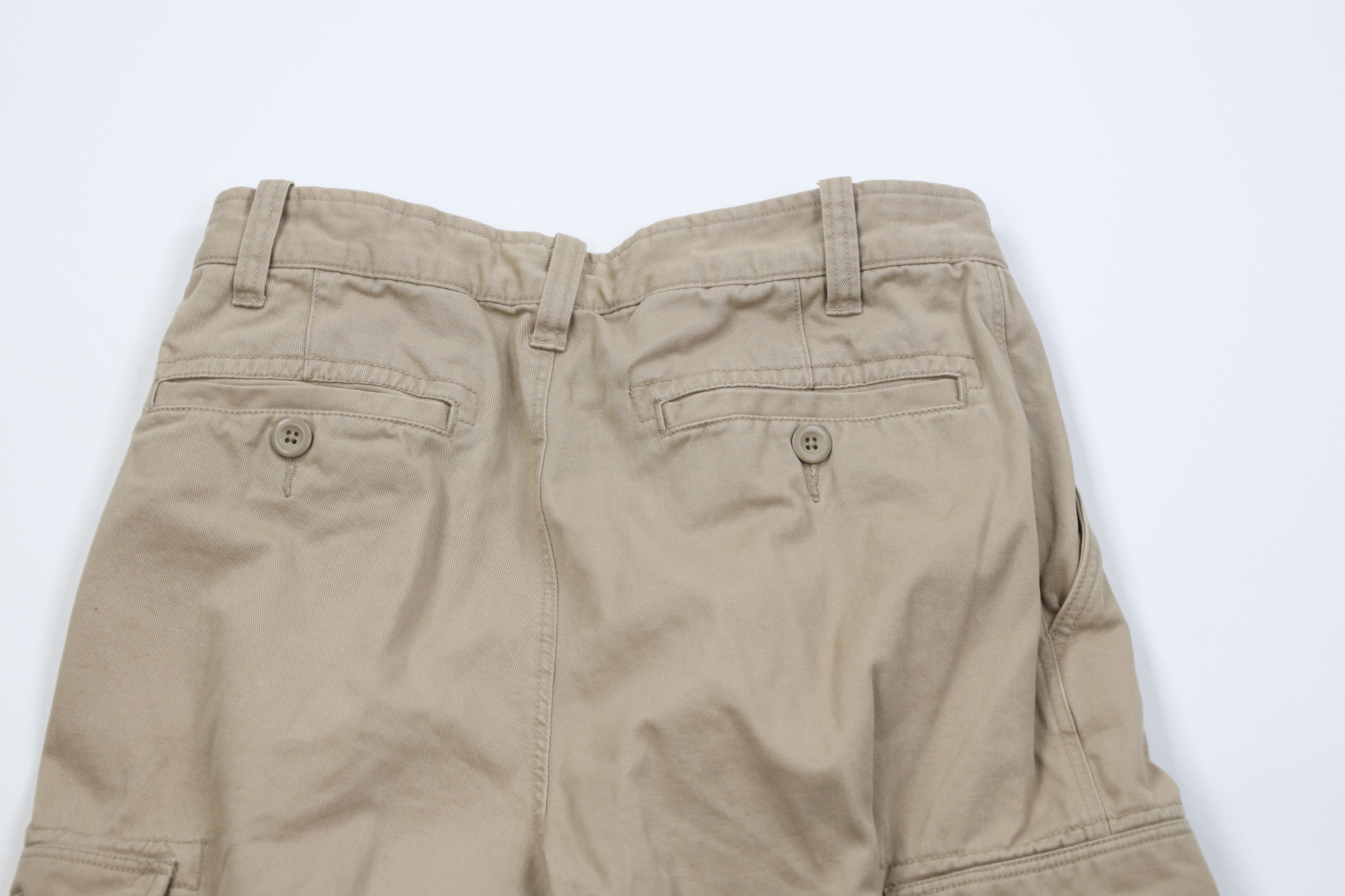 Vintage Vintage 90s Y2K Streetwear Wide Leg Cargo Pants Khaki Tan Size US 30 / EU 46 - 12 Thumbnail