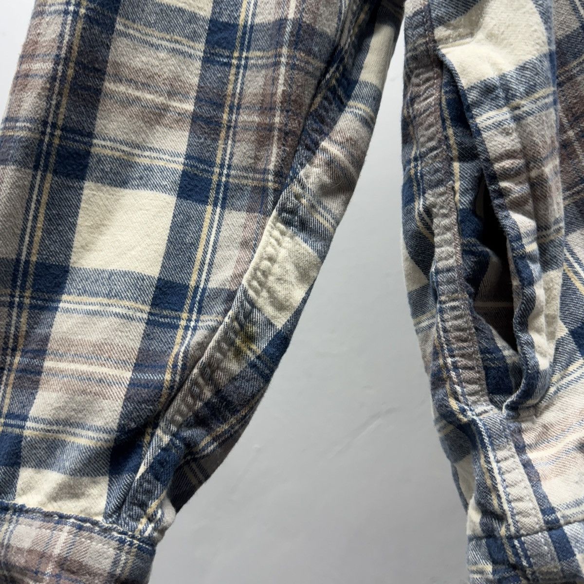 Vintage LL Bean Hooded Plaid Flannel Shirt ERD Grunge Chrome Size US XL / EU 56 / 4 - 6 Thumbnail