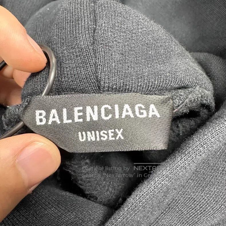 Balenciaga Balenciaga Limited Edition Jelly LOGO Black Hoodie Size US M / EU 48-50 / 2 - 4 Thumbnail