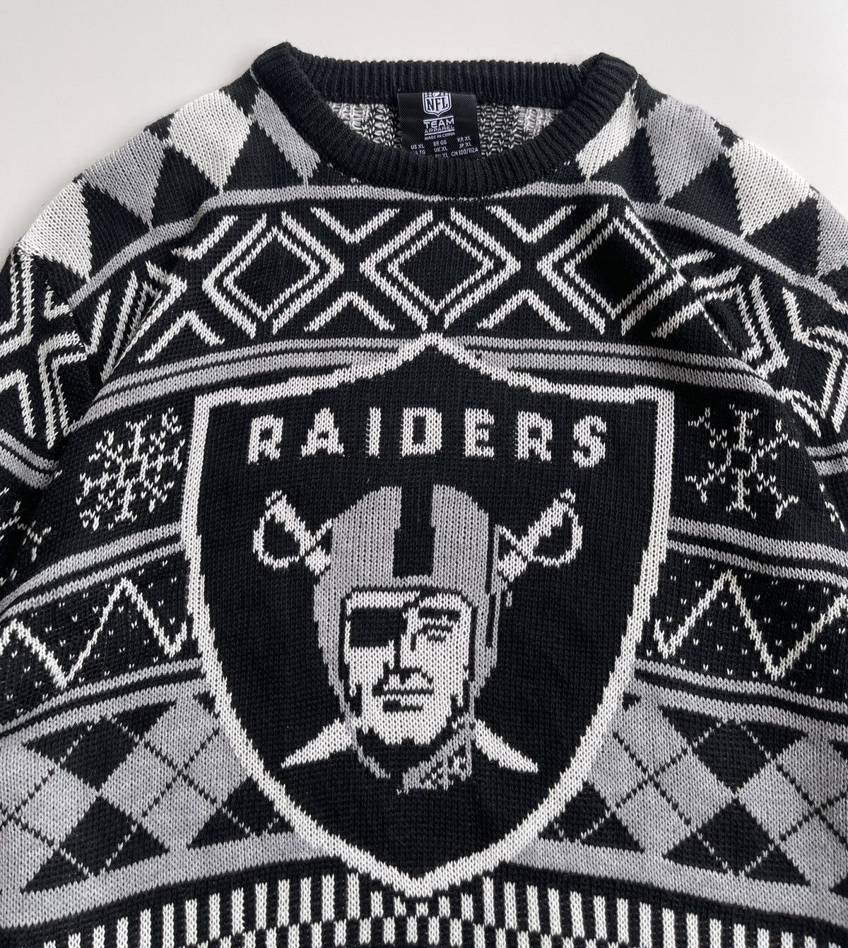 NFL NFL Oakland Raiders Jumper Knit Sweater Size US XL / EU 56 / 4 - 4 Thumbnail
