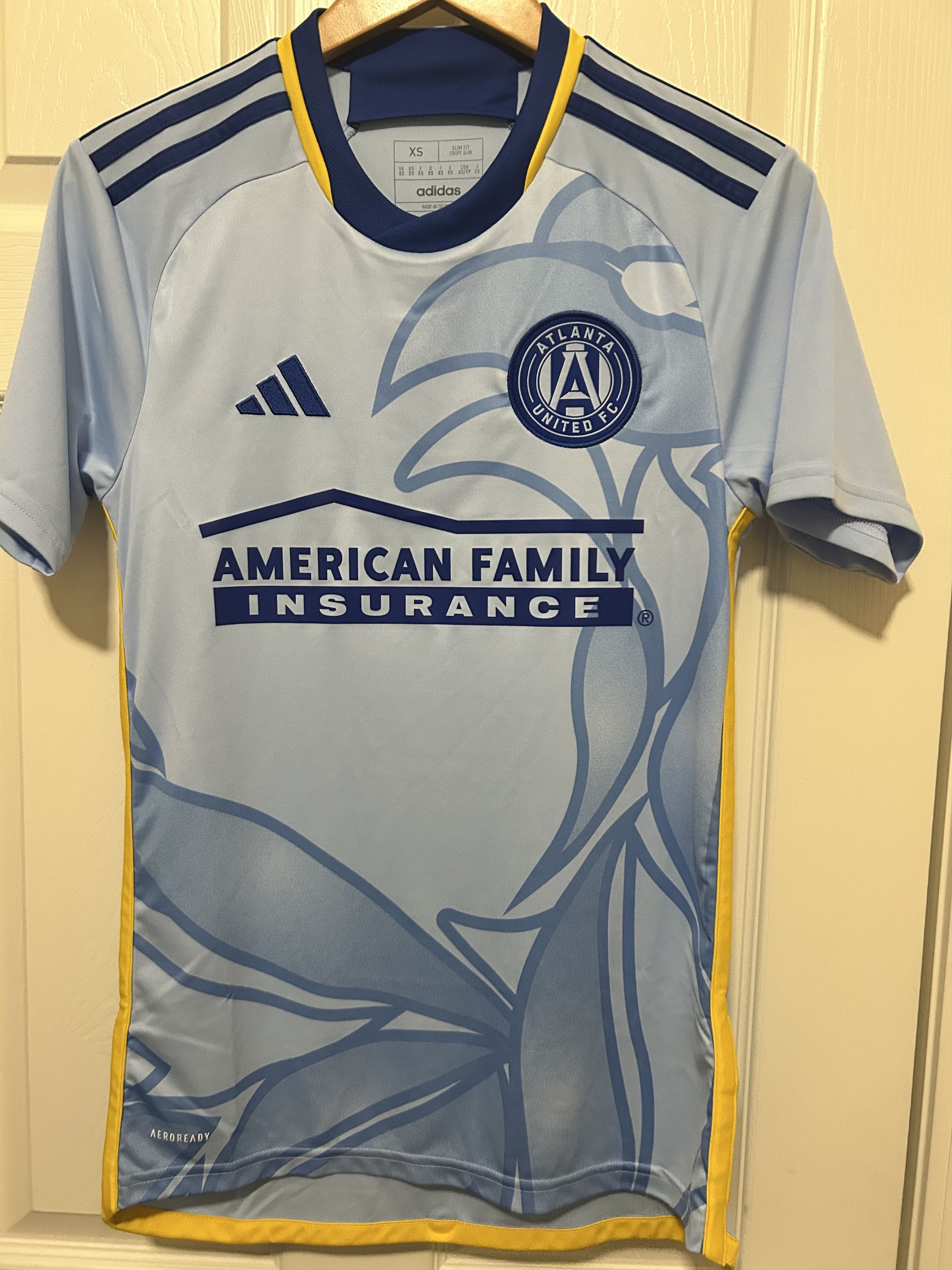 Adidas adidas Atlanta United FC Soccer Jersey Light Blue Size XS Size US XS / EU 42 / 0 - 3 Thumbnail