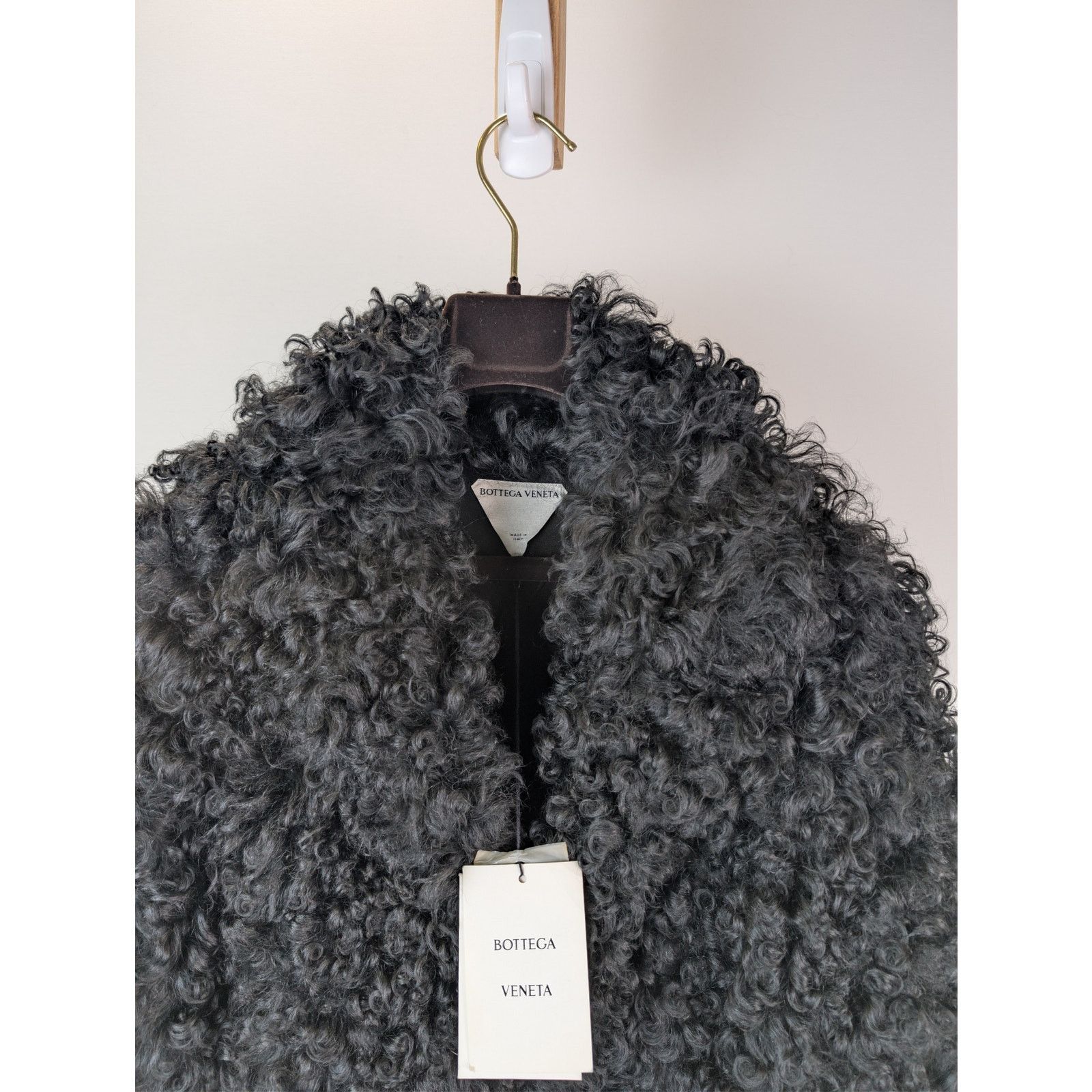 Bottega Veneta o1rshd1 Curly Shearling Coat in Black Size US M / EU 48-50 / 2 - 7 Thumbnail