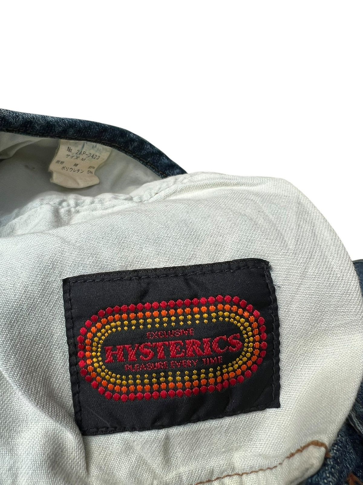Hysteric Glamour Vintage Hysteric Glamour Waistless Dirty Mud Denim Jeans Size 31" - 22 Thumbnail