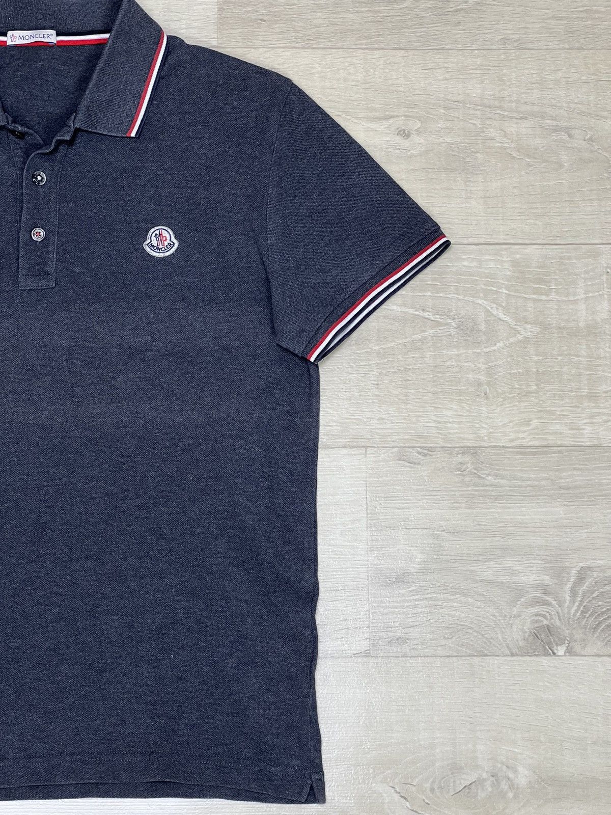 Moncler MONCLER Polo Shirt Cotton Short Sleeve Logo Patch Size US S / EU 44-46 / 1 - 3 Thumbnail
