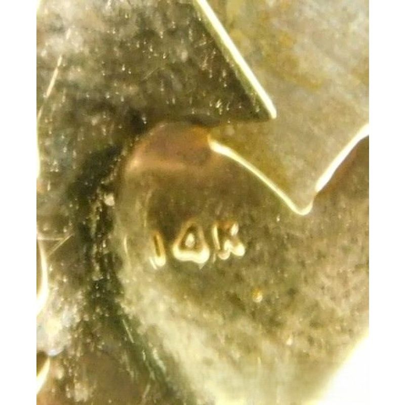 Vintage Vintage #1 MOM 14k Yellow Gold Heart Charm Pendant Size ONE SIZE - 5 Thumbnail