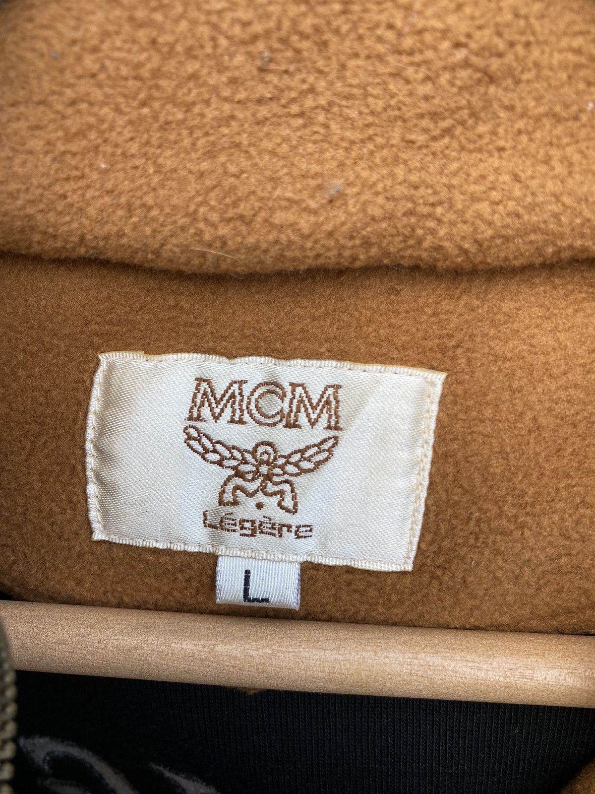 MCM Vintage 90s MCM Fleece Jacket Big Logo Spellout Size US XL / EU 56 / 4 - 8 Thumbnail