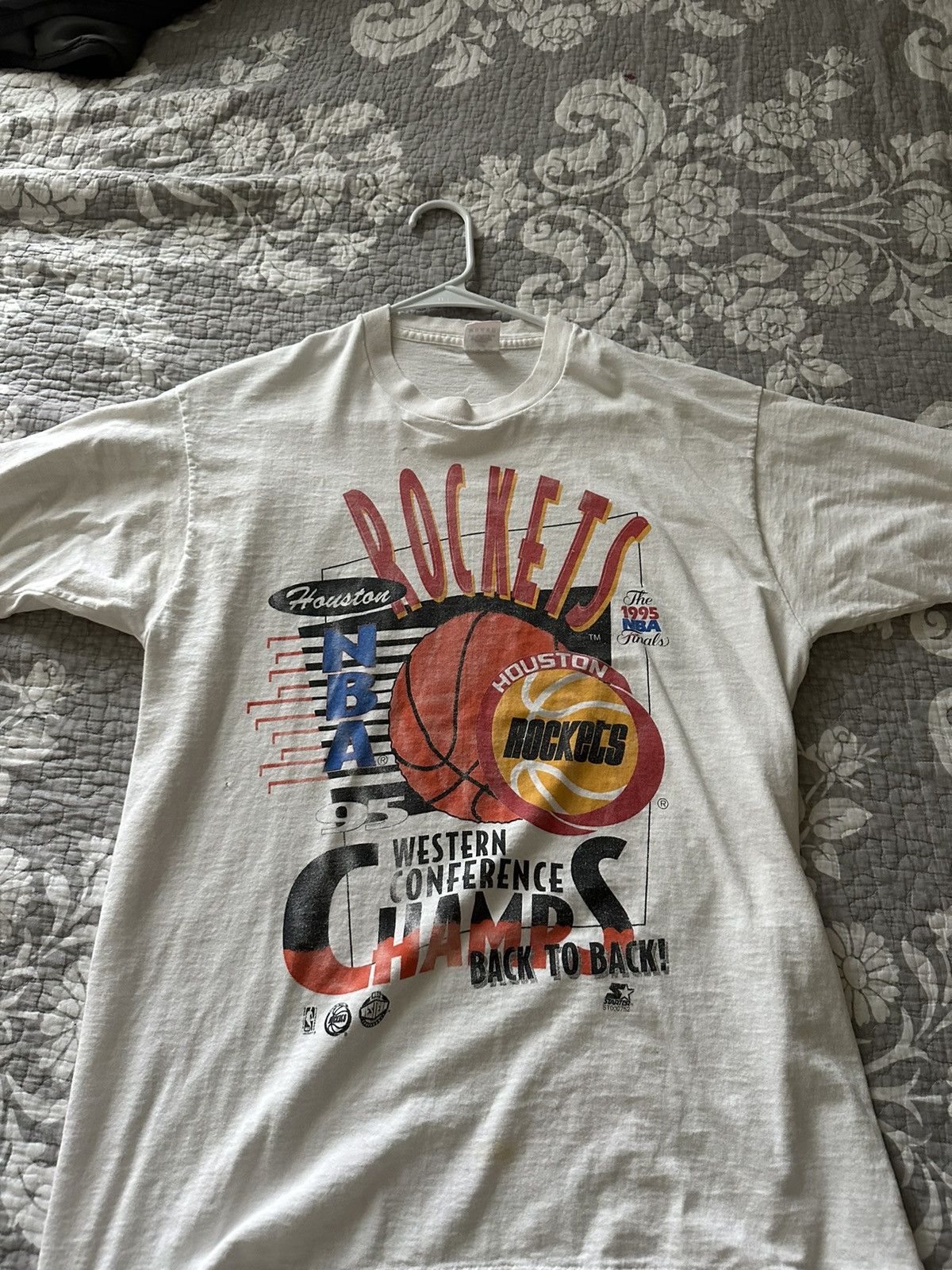 Fruit Of The Loom Houston Rockets vintage tee Size US L / EU 52-54 / 3 - 1 Thumbnail