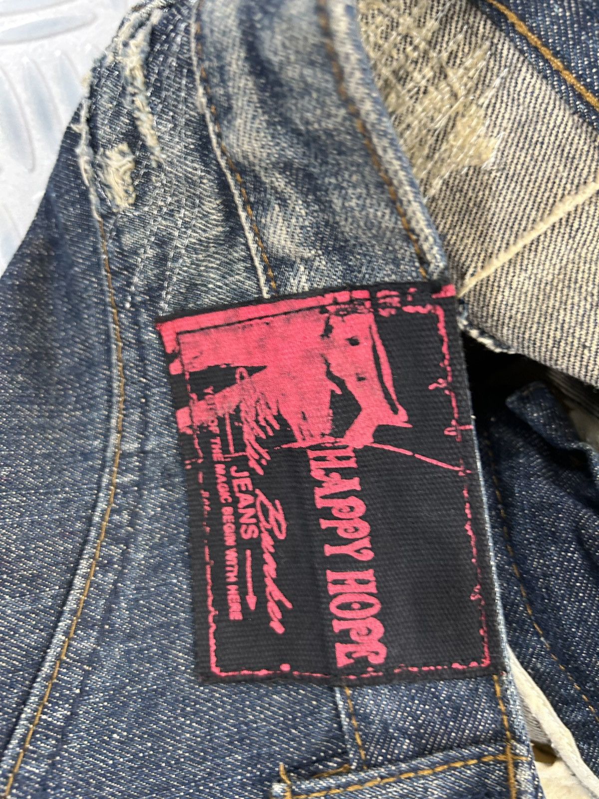 Japanese Brand × Vintage Vintage Faded Relaxed y2k Japanese Jeans 2000s Size US 38 / EU 54 - 5 Thumbnail