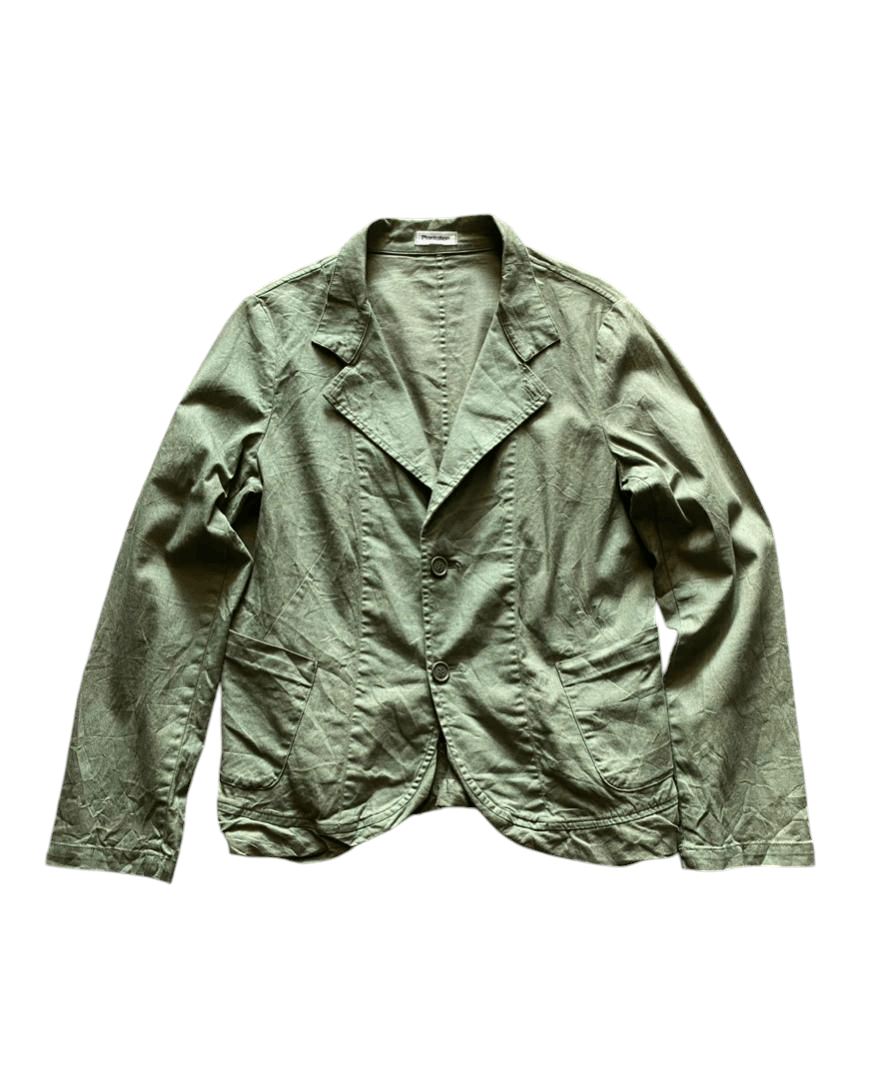 Issey Miyake Plantation By Issey Miyake Green Blazer Size US M / EU 48-50 / 2 - 1 Thumbnail