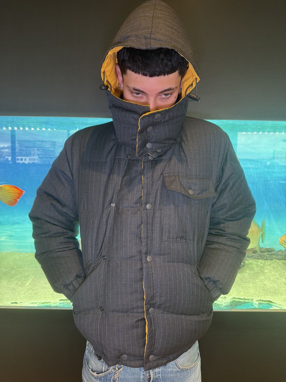 Junya Watanabe × Moncler Junya Wantanabe X Moncler Plaid Puffer