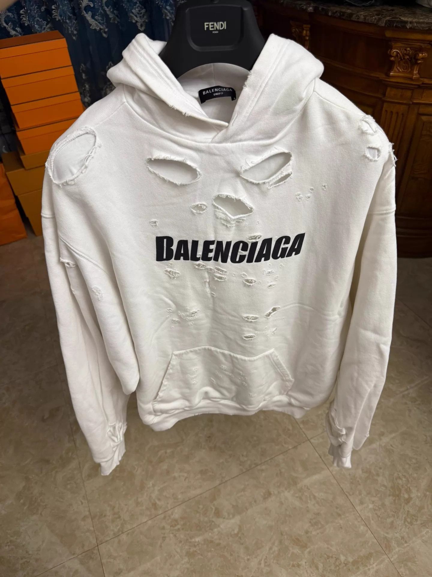 Balenciaga Balenciaga 2017 Fall Winter Archetype Big Logo Black