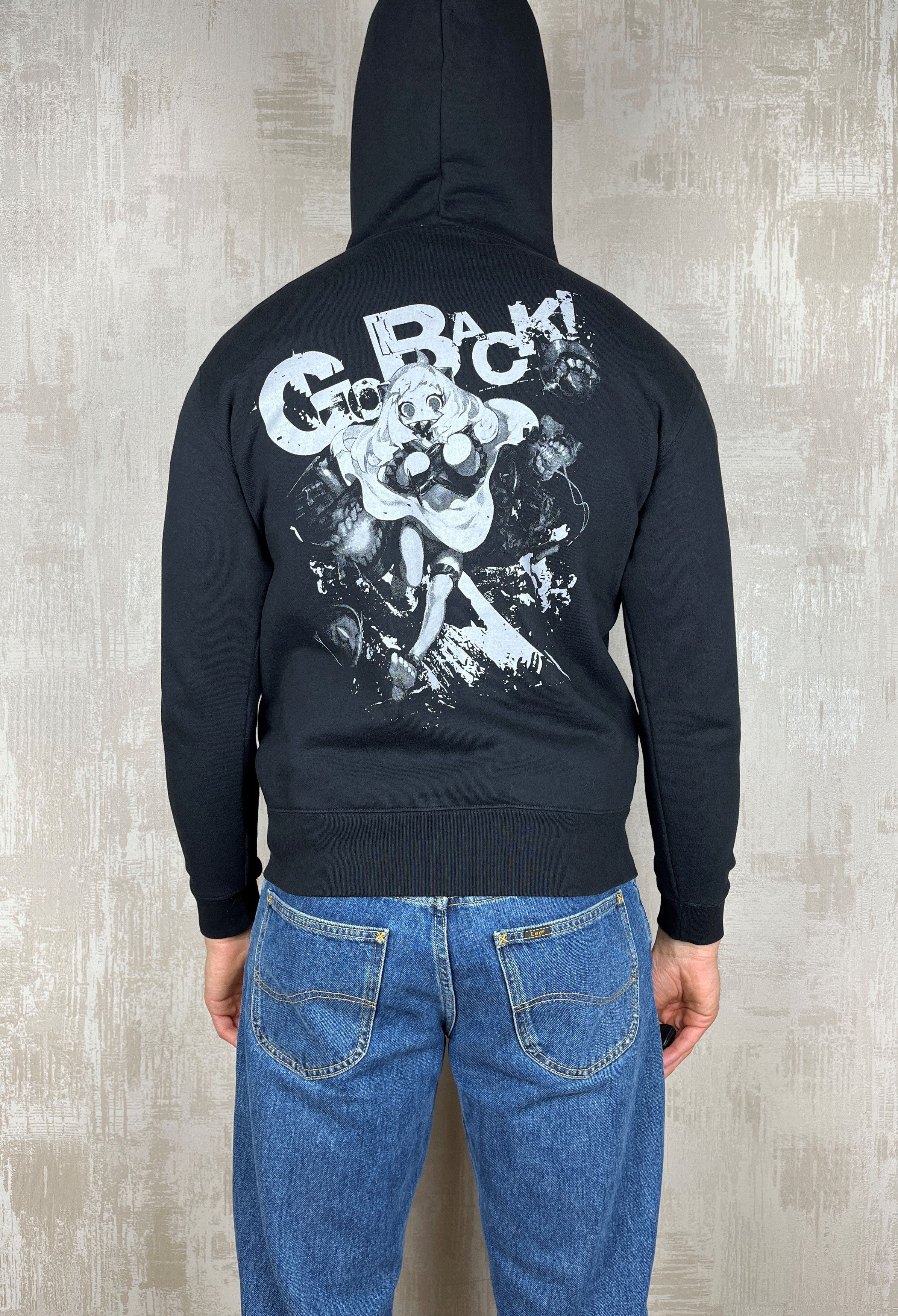 Anime Cospa Kantai Northern Princess "Go Back" Full Zip Hoodie Size US L / EU 52-54 / 3 - 4 Thumbnail