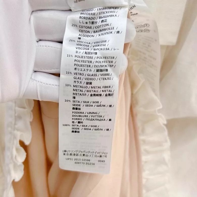 Gucci Gucci Beige cotton linen dress Size XS / US 0-2 / IT 36-38 - 6 Thumbnail