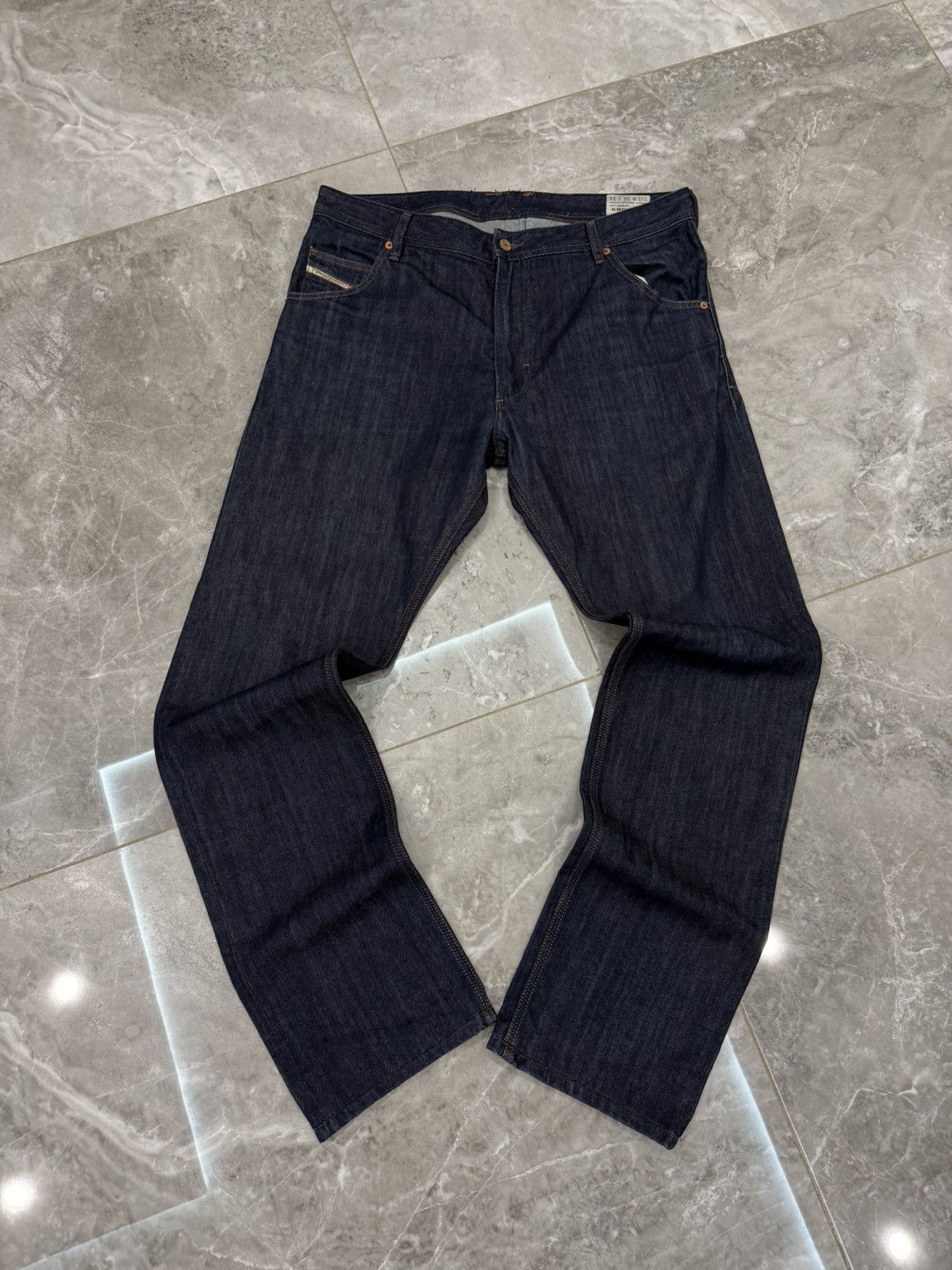 Diesel Vintage Diesel Industry Denim Jeans W36 L34 Y2K streetwear Size US 36 / EU 52 - 2 Thumbnail