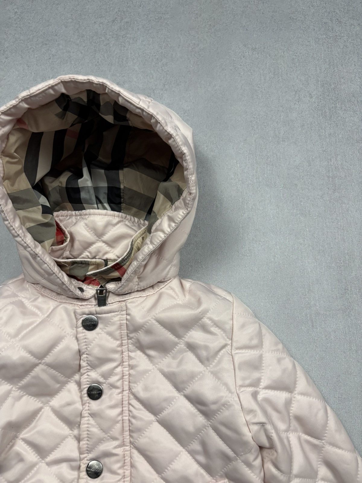 Burberry Burberry 3Y Children Quilted Jacket Nova Check Lining Pink Size XXS / US 00 / IT 34 - 4 Thumbnail