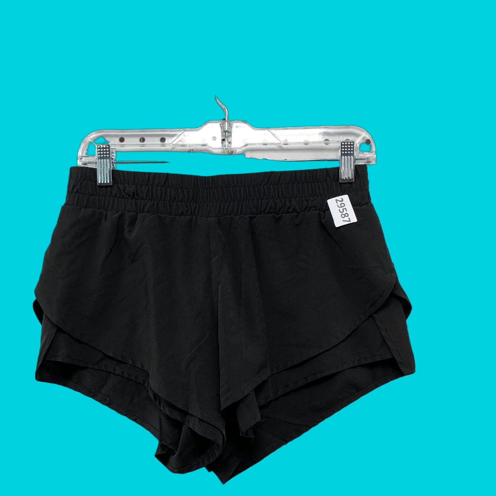 Fabletics VINTAGE Fabletics Women's Shorts Athletic Activewear Size M Black 3-inch Inseam Yoga Running Size 29" - 1 Thumbnail
