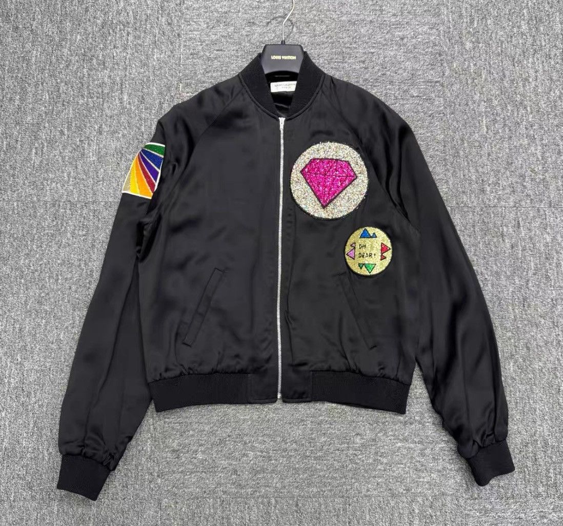 Saint Laurent Paris Saint Laurent Paris Saint Laurent Diamond Jacket with Glos Size US M / EU 48-50 / 2 - 1 Thumbnail