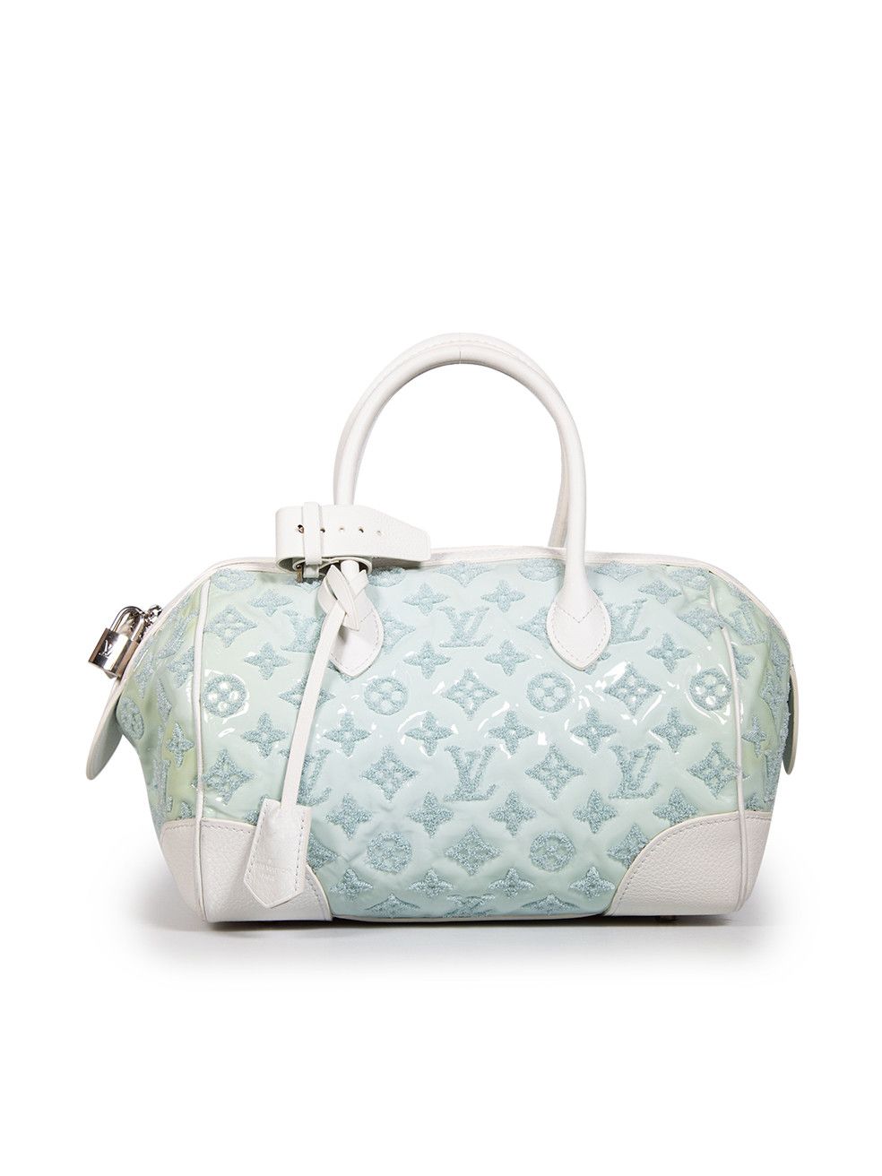 Louis Vuitton 2012 Blue Patent Monogram Speedy Size ONE SIZE - 1 Thumbnail