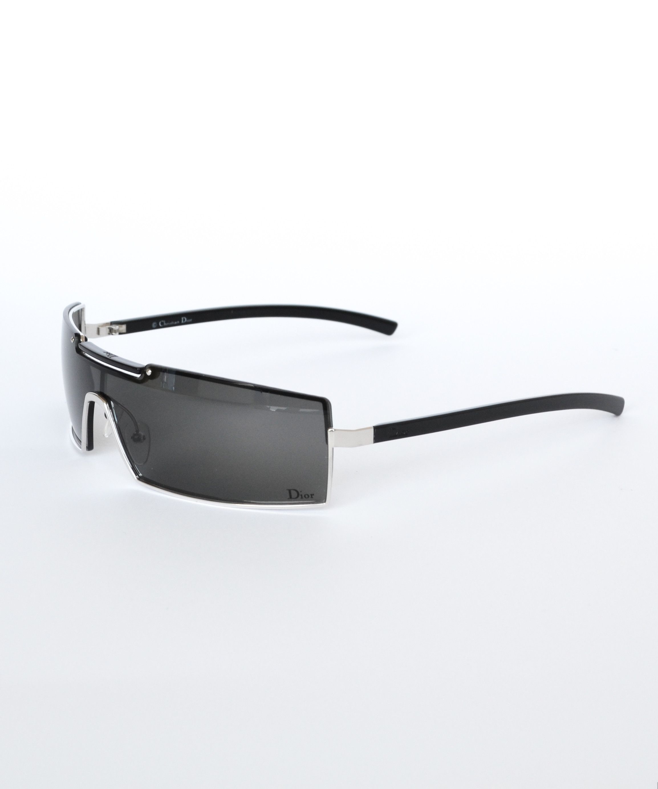 Dior DIOR Sunglasses VICTIM 2 Black Wrap y2k John GALLIANO Size ONE SIZE - 5 Thumbnail