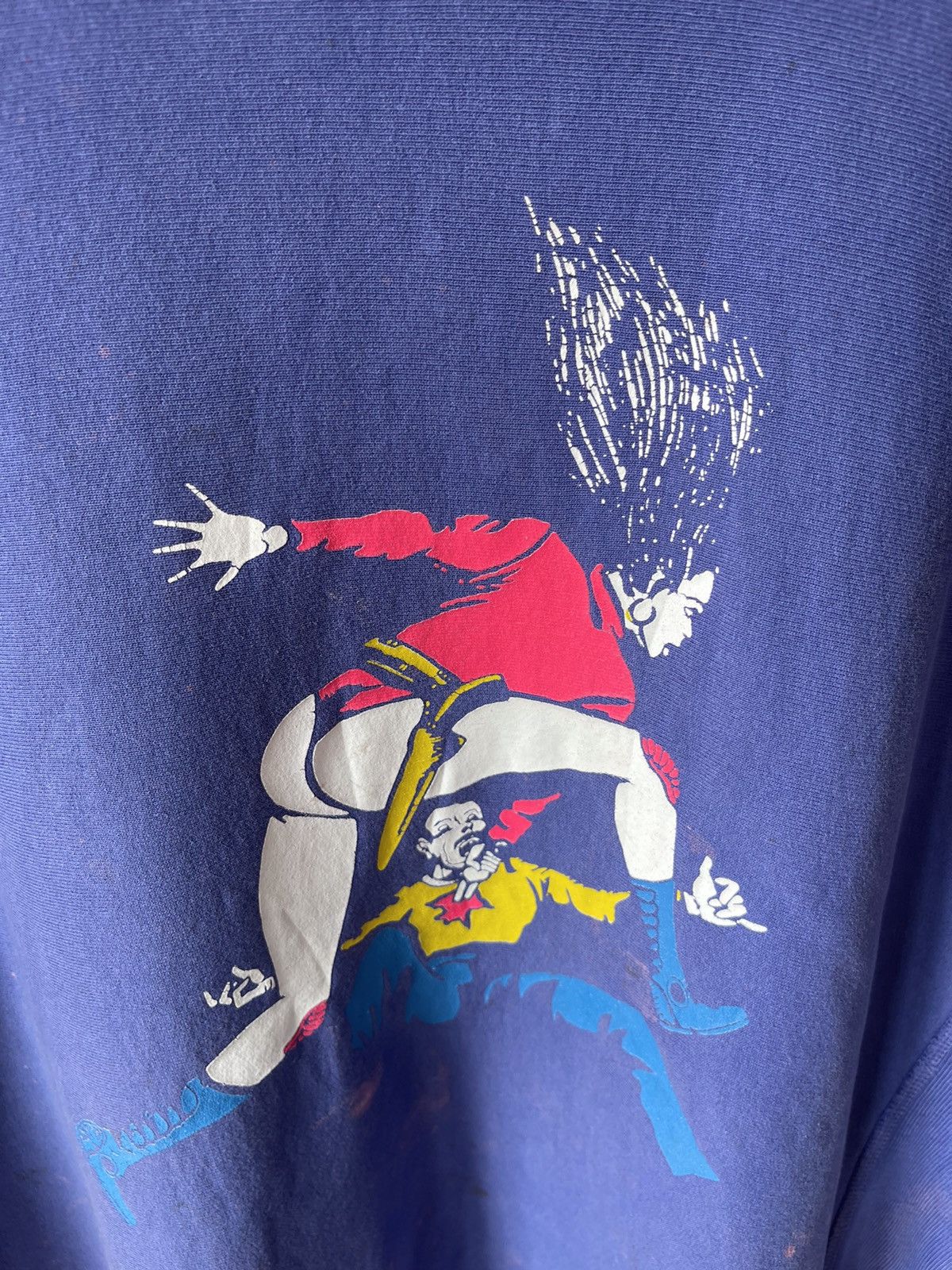 Brain Dead Brain Dead Distressed Crewneck Size US L / EU 52-54 / 3 - 7 Thumbnail