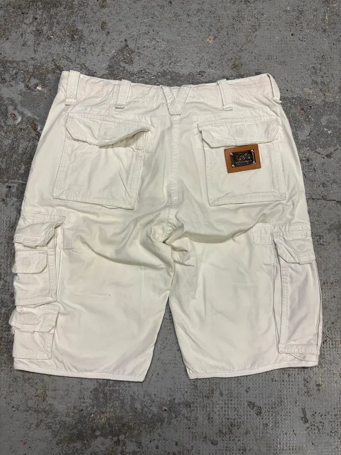 Dolce & Gabbana 2000s Dolce & Gabbana Cargo White Shorts Size US 33 - 7 Thumbnail
