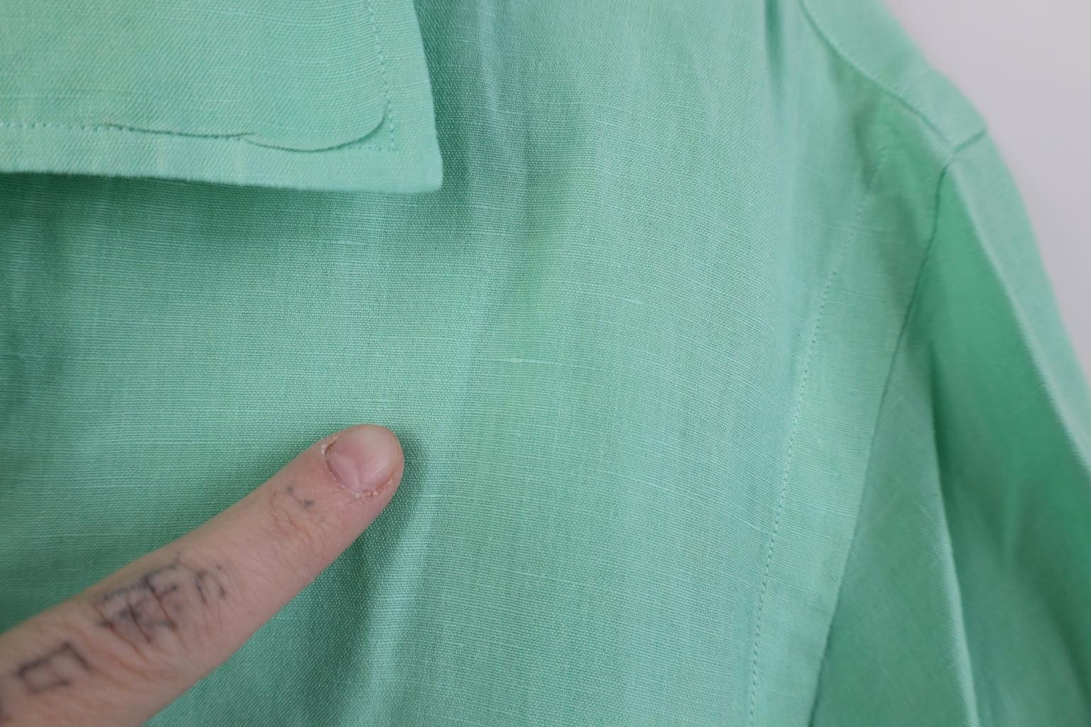 Polo Ralph Lauren Vintage Ralph Lauren Linen Looped Collar Camp Button Shirt Size US L / EU 52-54 / 3 - 7 Thumbnail