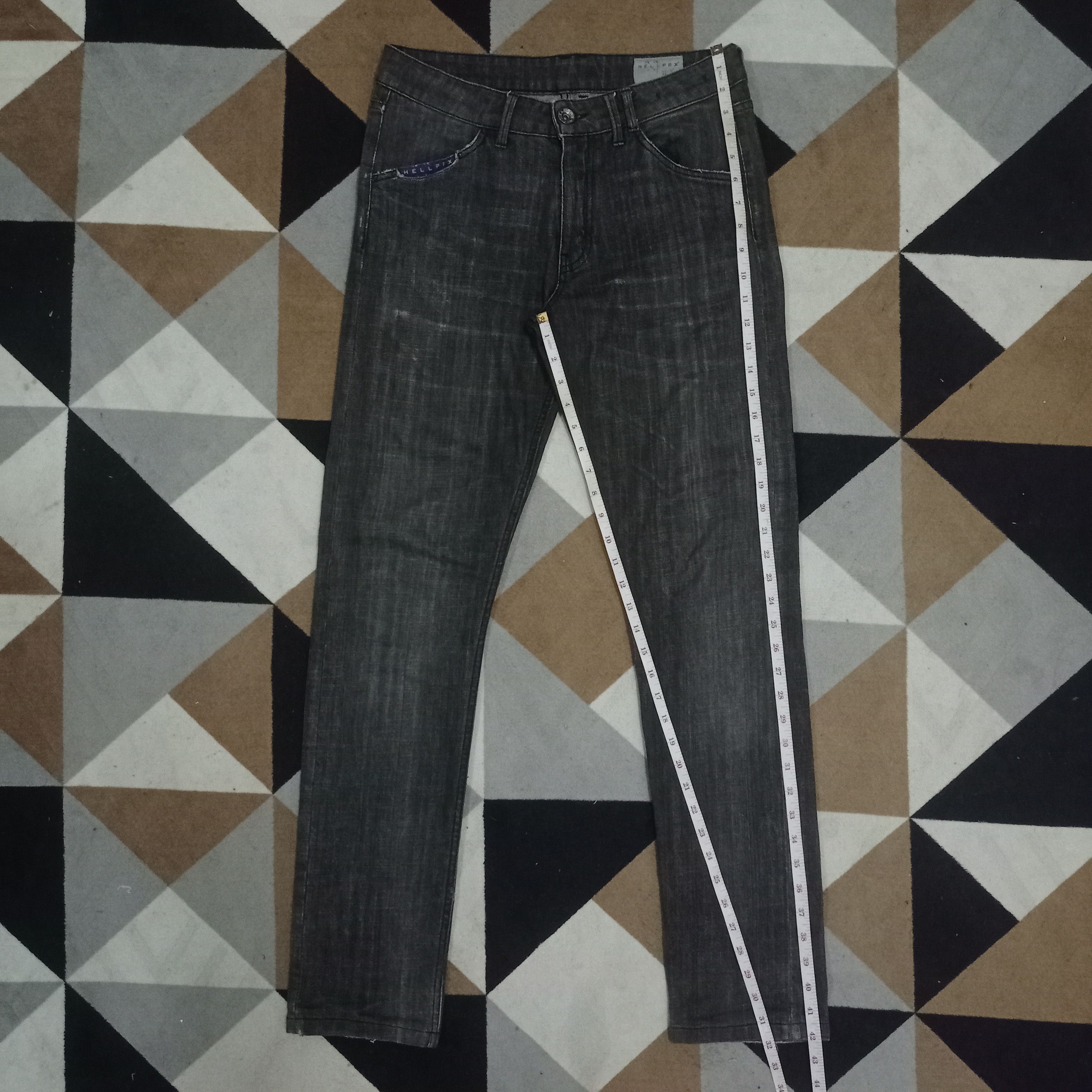 Japanese Brand Vintage Japanese Brand Faded Black Jeans 30x32 Size US 30 / EU 46 - 9 Thumbnail