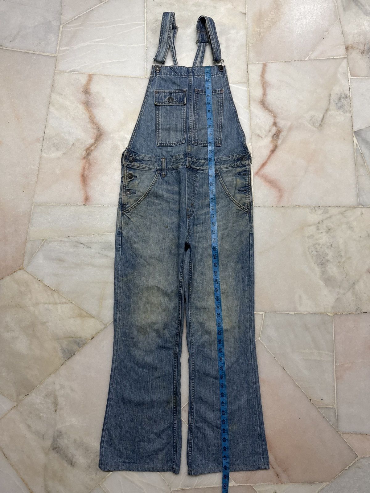 Levi's 💥FLARE💥90's LEVI'S RUSTY OVERALL RARE POCKET BOOTCUT MUDWASH Size US 30 / EU 46 - 17 Thumbnail
