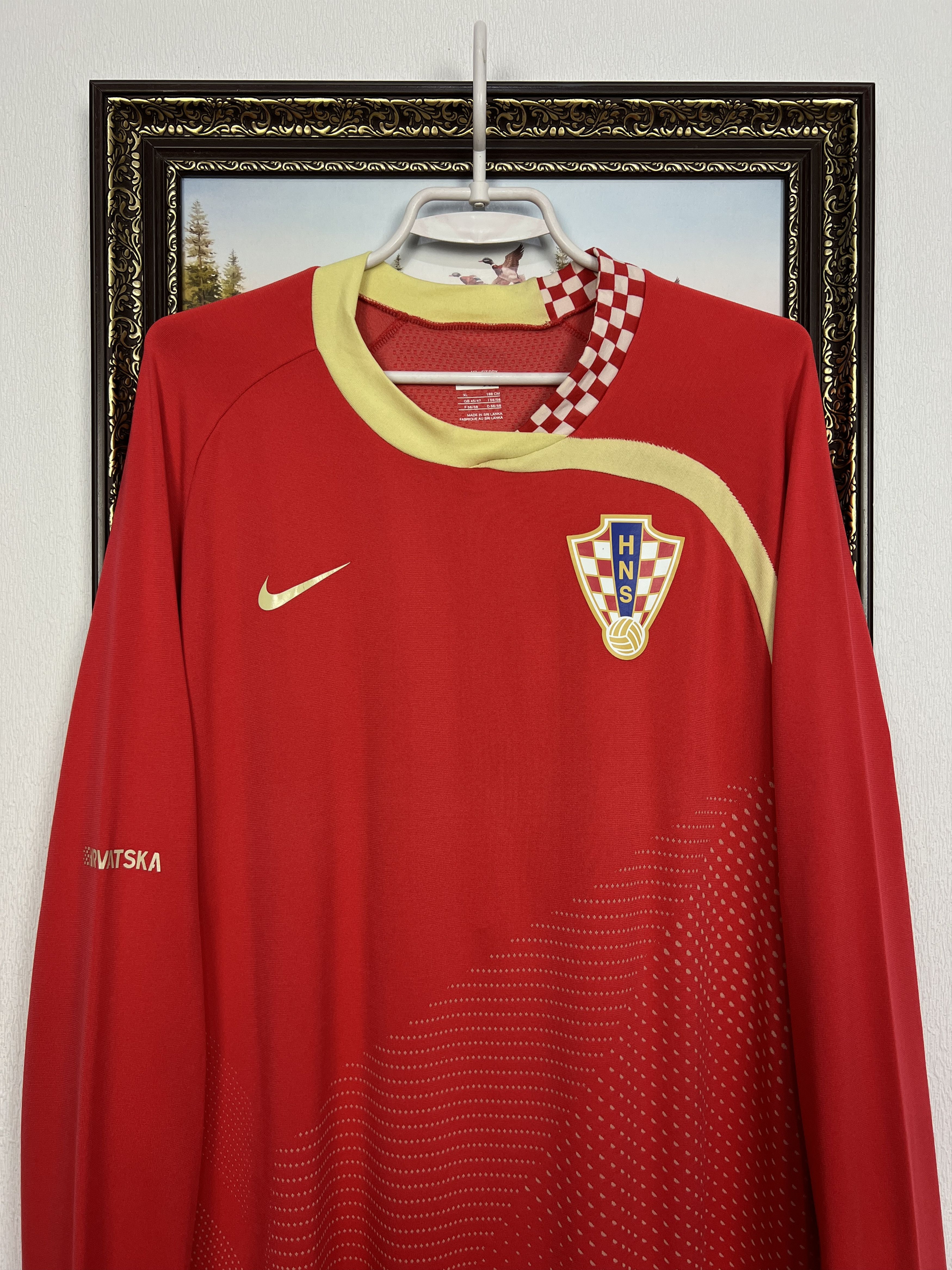Nike Croatia Football Train Sweatshirt Long Sleeve Player Issue Size US XL / EU 56 / 4 - 2 Thumbnail