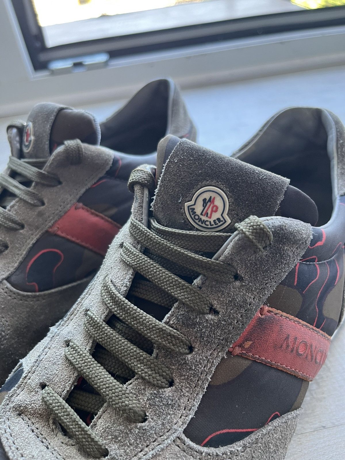 Moncler Moncler Montego Suede Vintage Sneakers Size US 8.5 / EU 41-42 - 3 Thumbnail