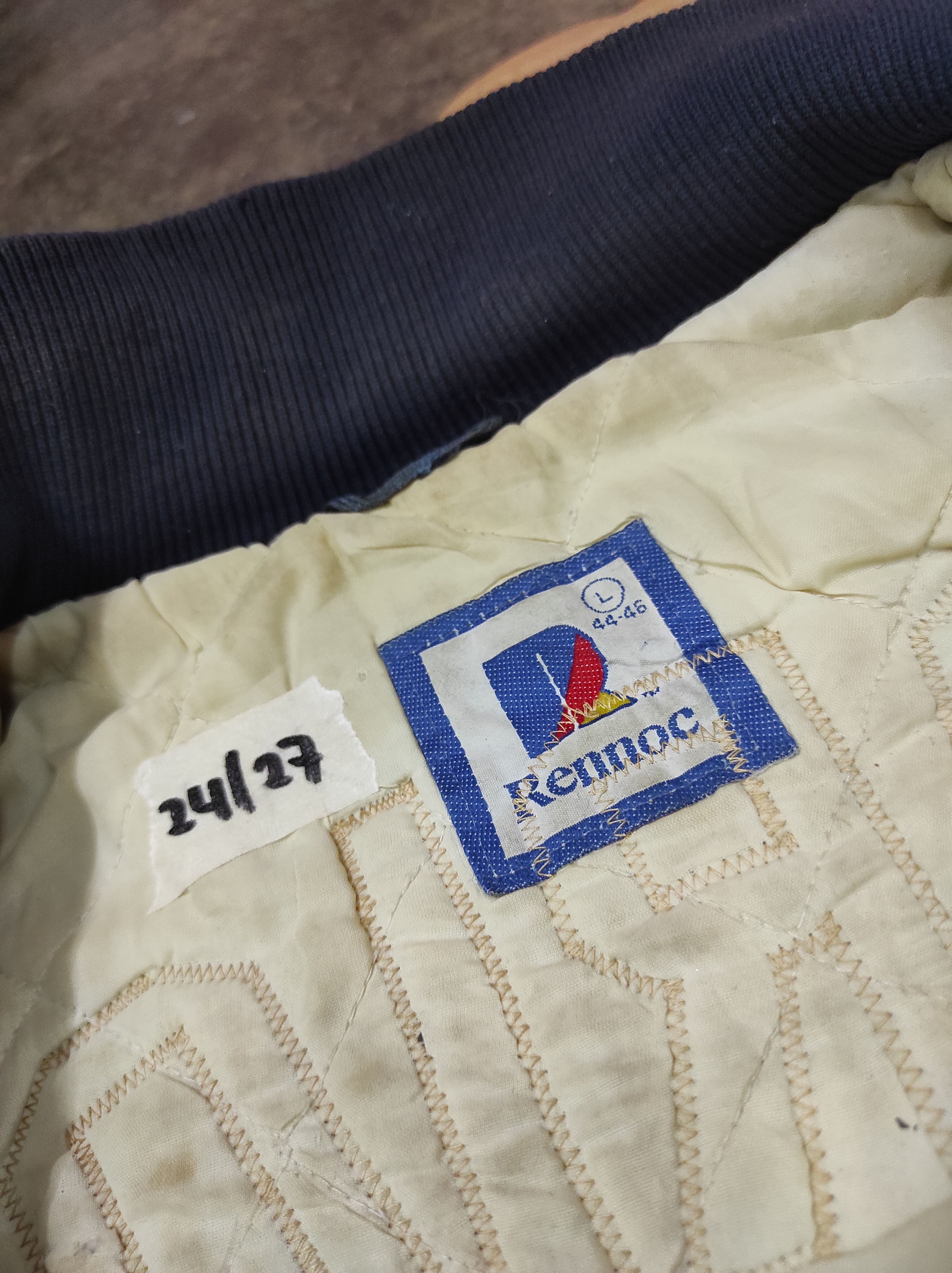 Rennoc × Vintage RENNOC WARRIORS FOOTBALL JOHN 95 VTG WOOL VARSITY JACKET Size US L / EU 52-54 / 3 - 12 Thumbnail