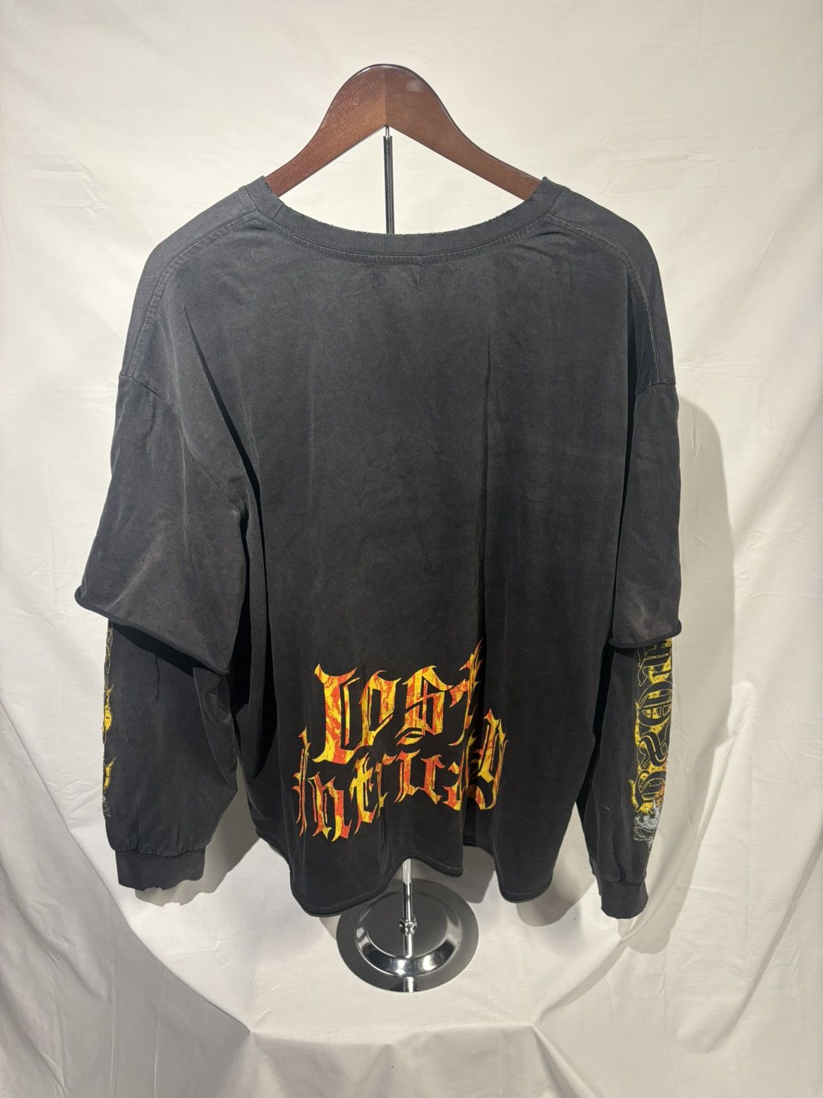LOST INTRICACY Lost Intricacy NY Designer “Empire Flame” Long Sleeve Shirt Size US XXL / EU 58 / 5 - 2 Thumbnail