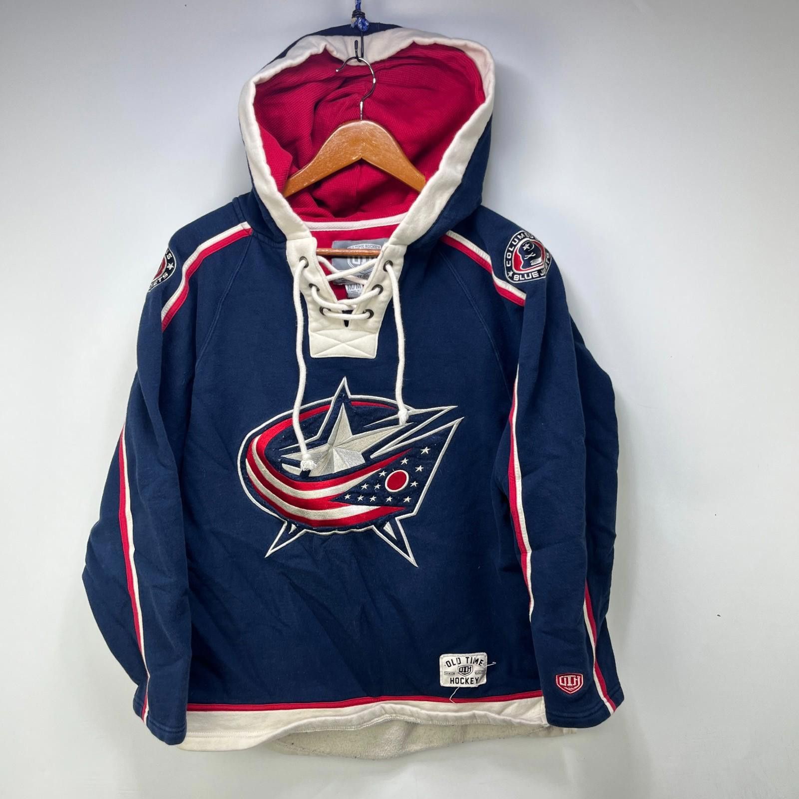 Other Vintage Columbus Blue Jackets NHL Hoodie Medium Size ONE SIZE - 1 Thumbnail