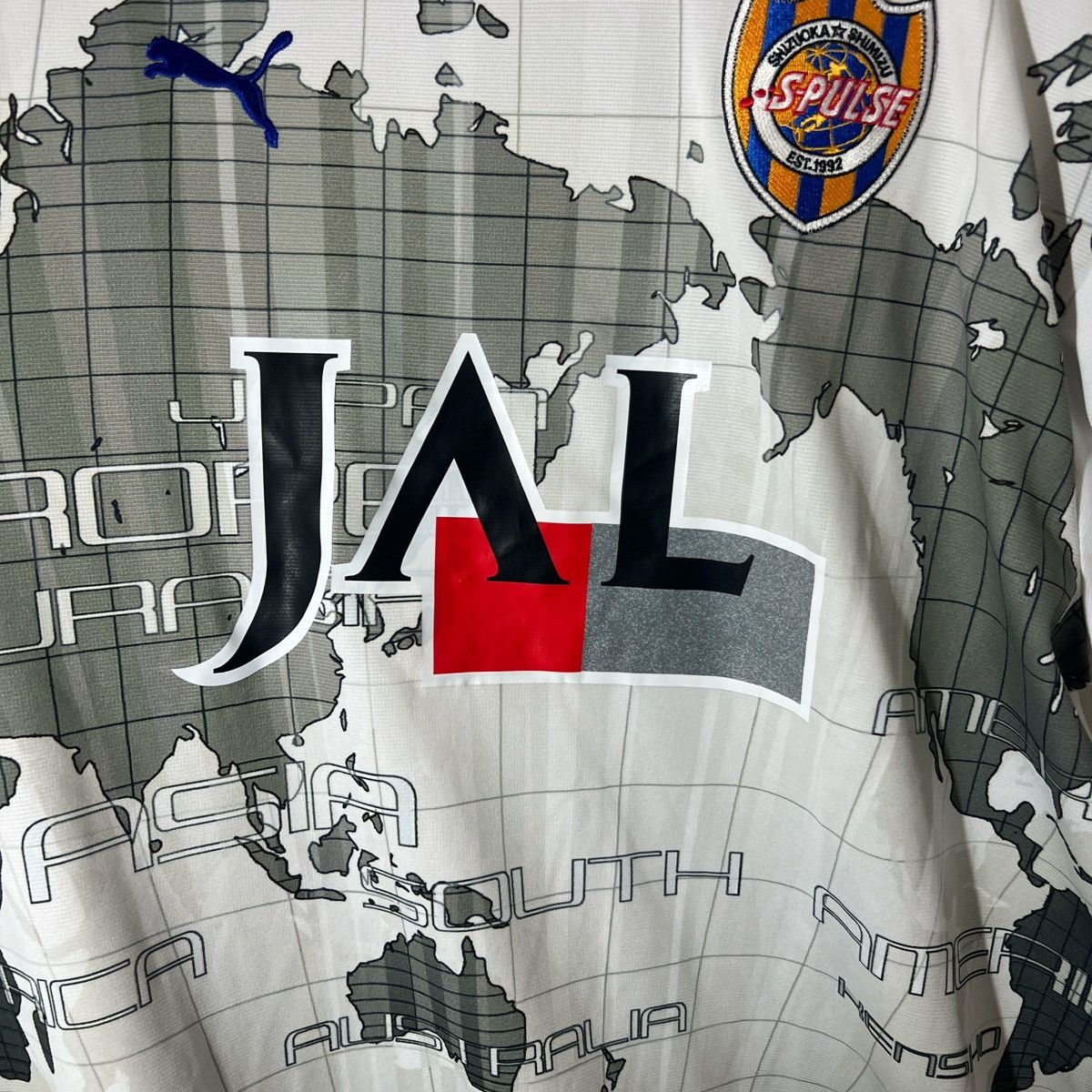 Puma Shimizu S-Pulse 2002-2004 Away Long Sleeve Jersey | Soccer Size US XL / EU 56 / 4 - 4 Thumbnail