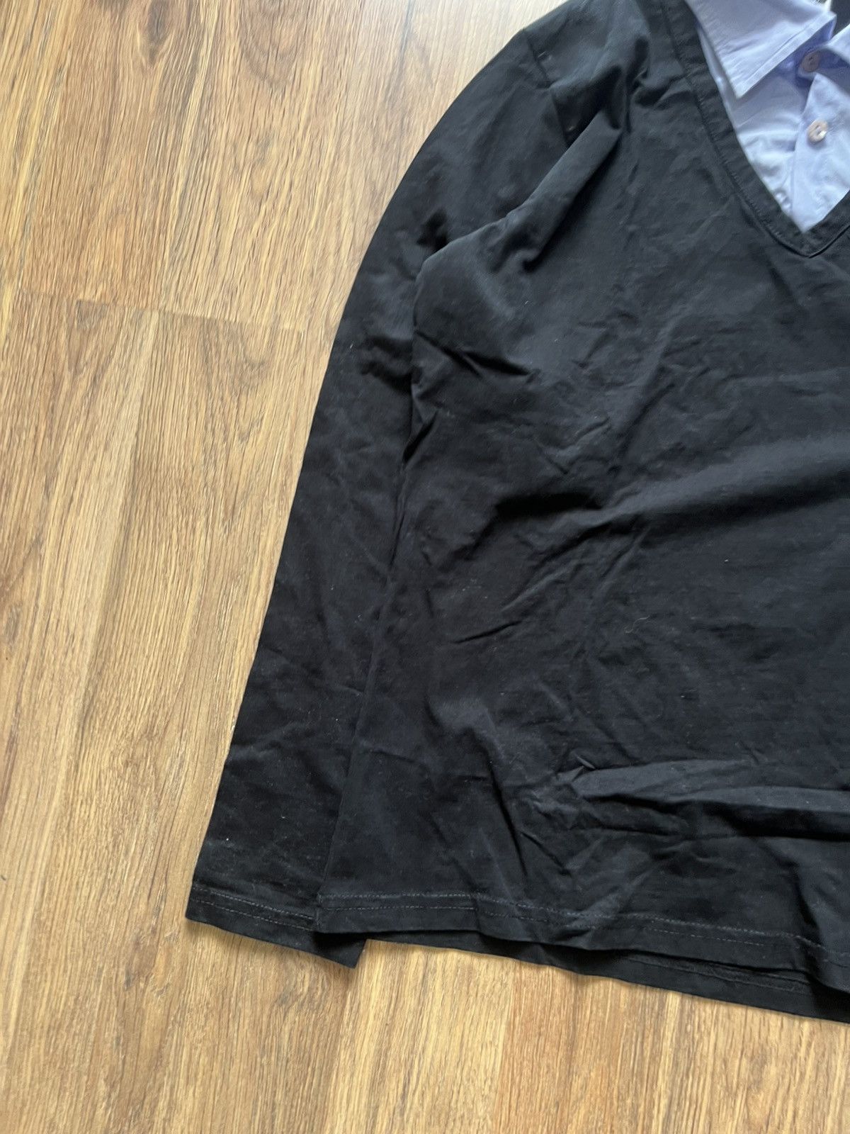 Dolce & Gabbana D&G Layered V-Neck Longsleeve Size M / US 6-8 / IT 42-44 - 3 Thumbnail