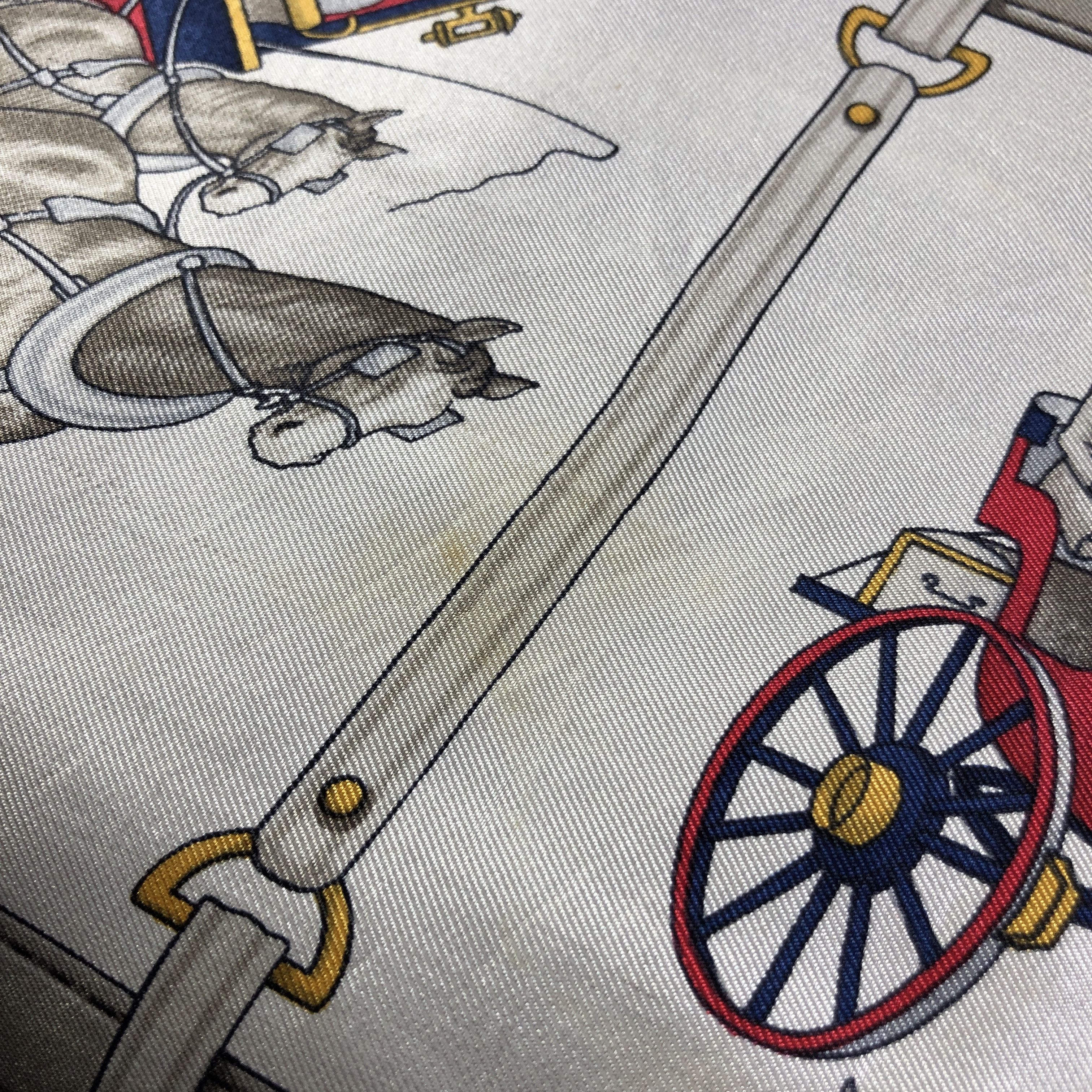 Japanese Brand Classic Carriage Hand Rolled Silk Scarf M1019 Size ONE SIZE - 8 Thumbnail
