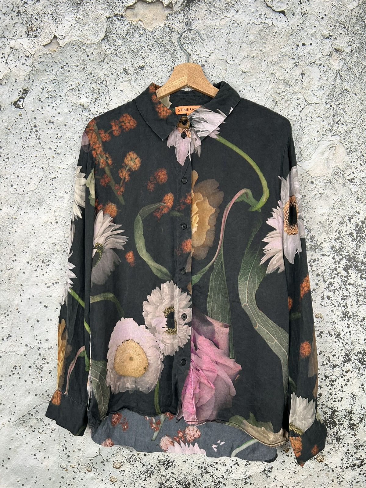 Other Stine Goya Avant Garde Flowers Shirt Alternative Designer Size US M / EU 48-50 / 2 - 1 Thumbnail