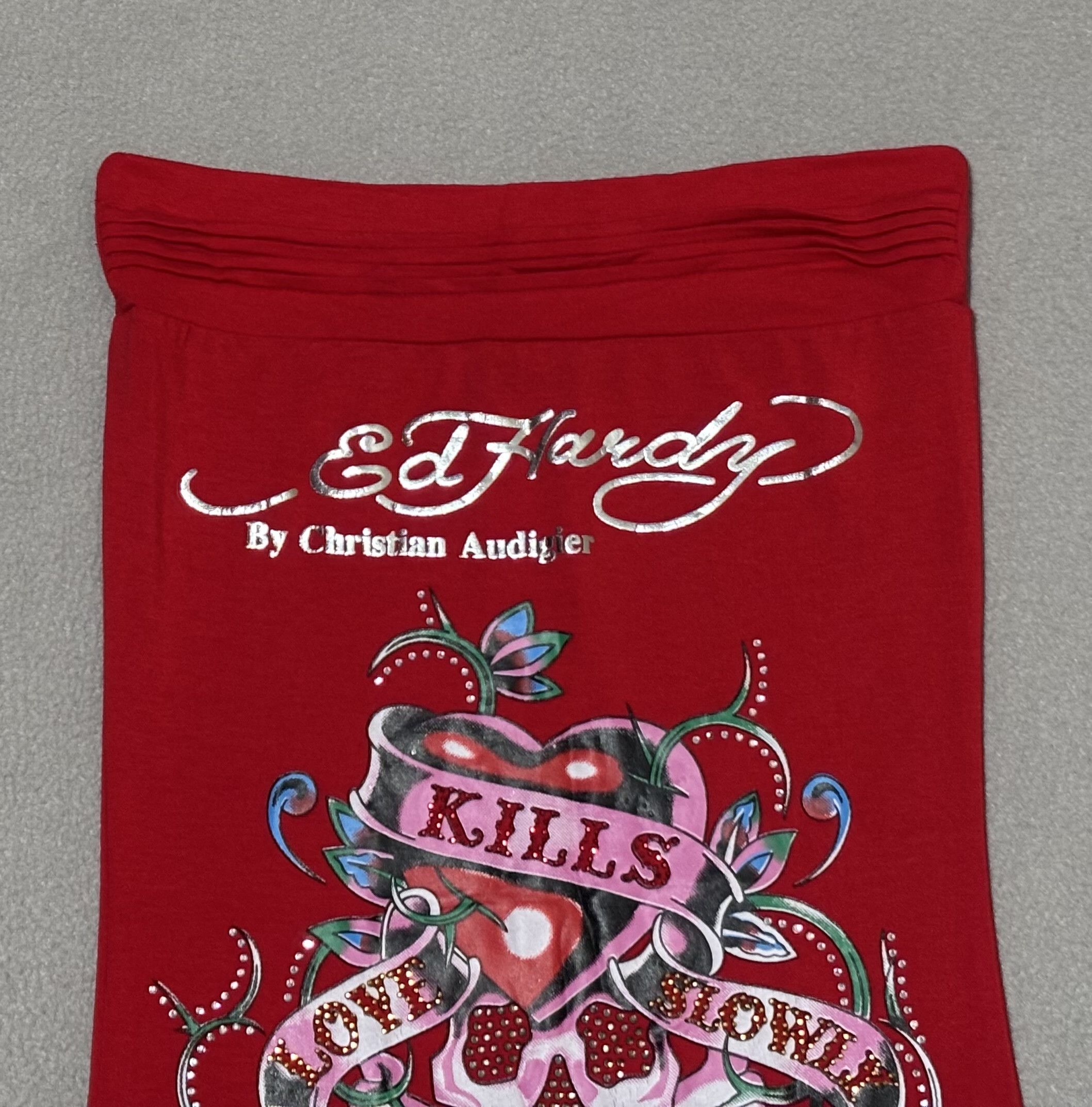 Ed Hardy Ed Hardy Red Tube top Size ONE SIZE - 3 Thumbnail
