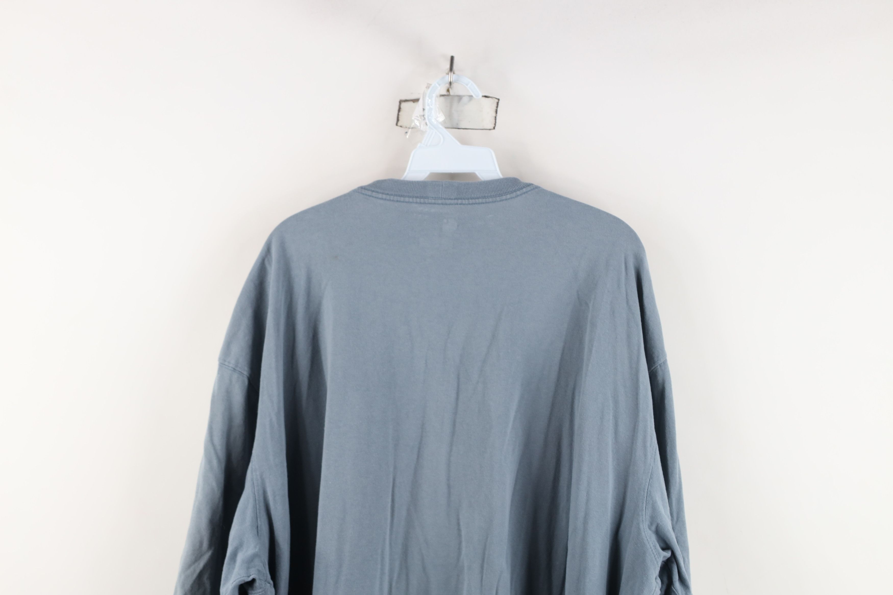 Carhartt Vintage Carhartt Spell Out Baggy Pocket T-Shirt Blue Cotton Size US XXL / EU 58 / 5 - 15 Thumbnail