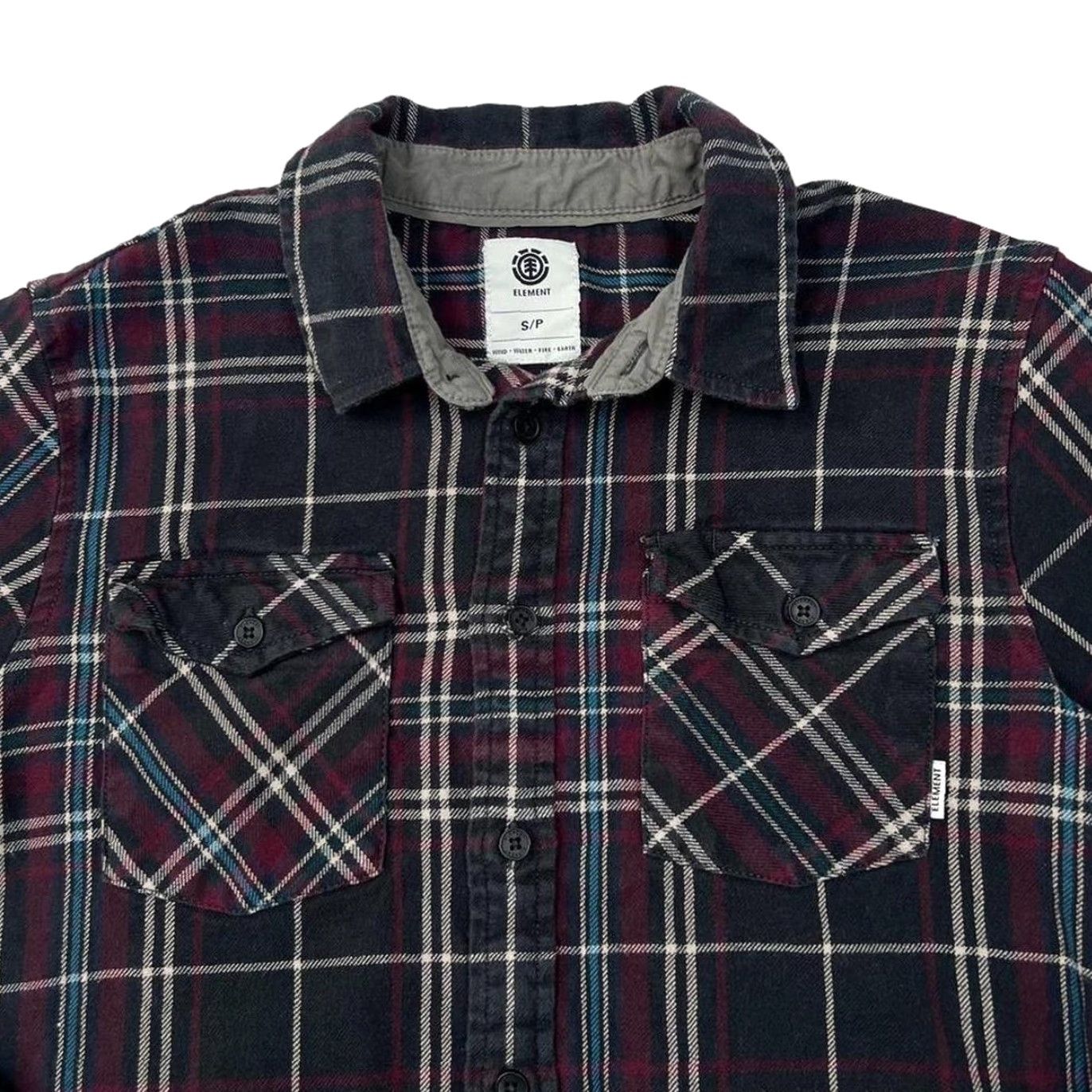 Element Element Classic Plaid Check Surfer Skater Long Sleeve Flannel Cotton Shirt Small Mens Shirt Size US S / EU 44-46 / 1 - 3 Thumbnail