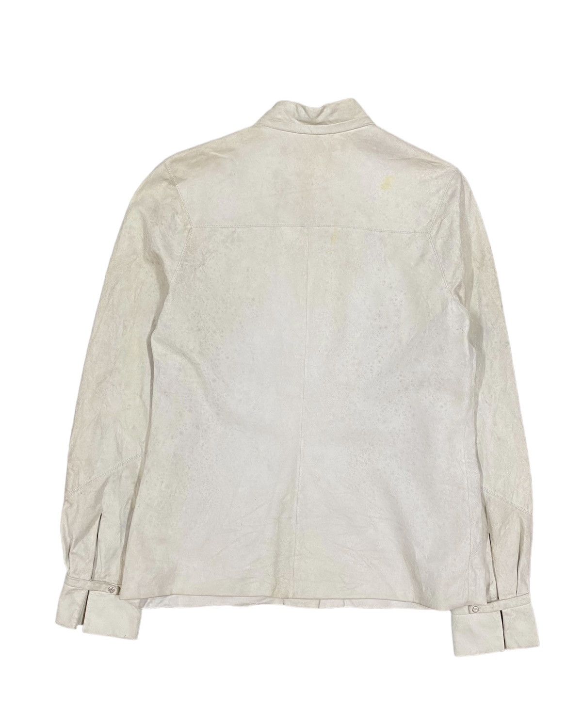 Loewe Authentic🔥Loewe Goat Skin/Silk Liner Button Ups Shirt Size US XXS / EU 40 - 2 Thumbnail