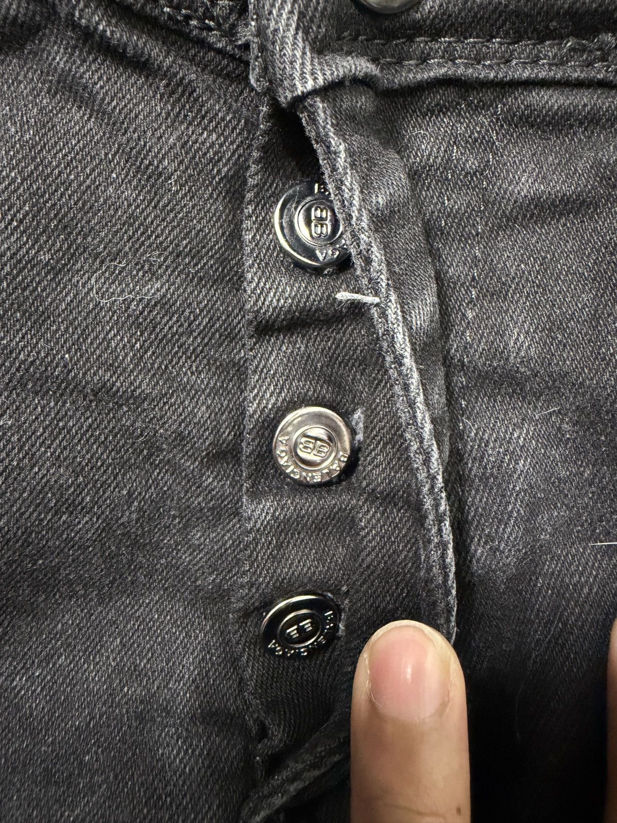 Balenciaga Balenciaga Black Jean Denim Size US 32 / EU 48 - 8 Thumbnail