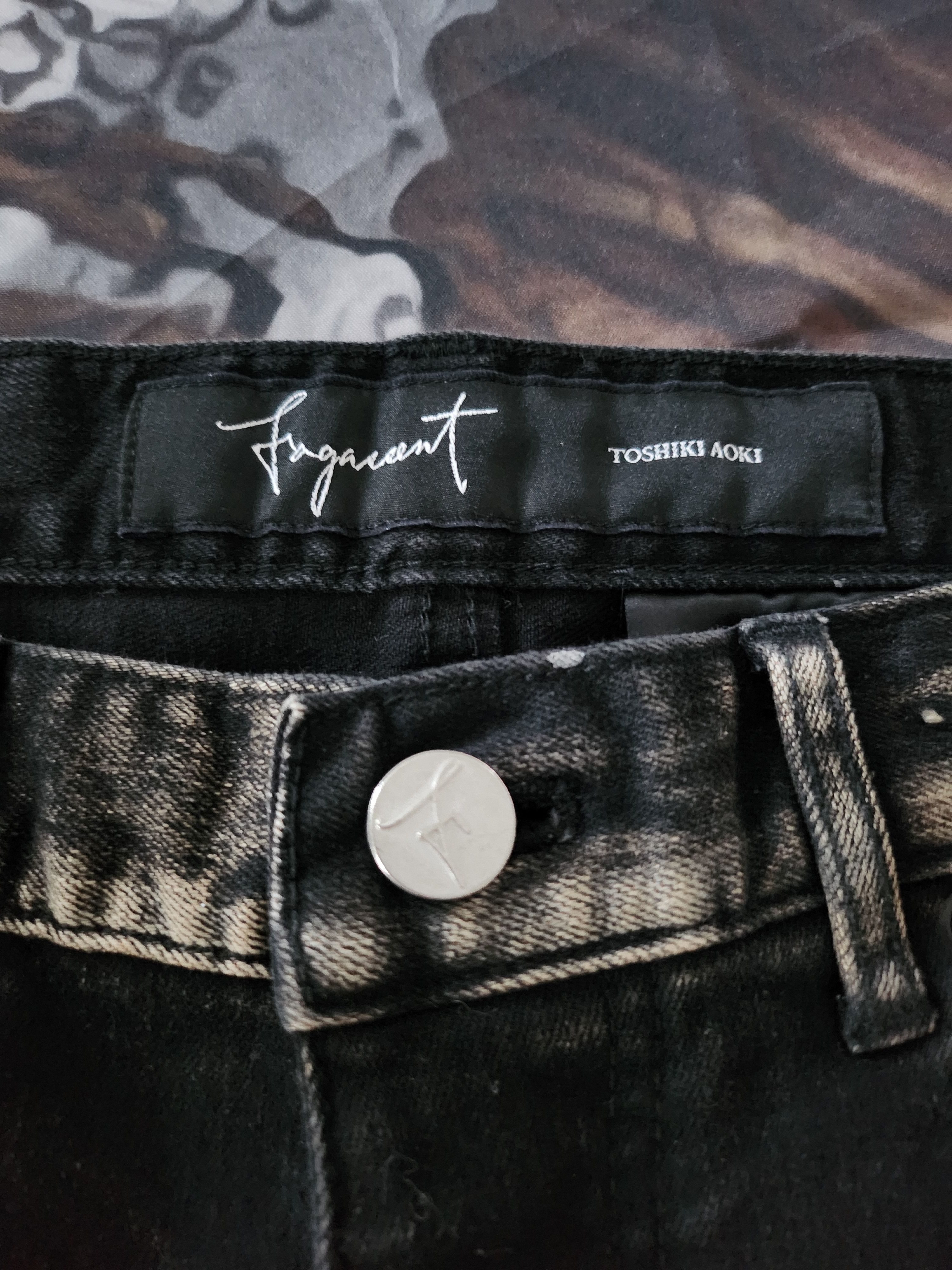 Fagassent Toshiki Aoki Ranbu Mud-Washed Destroyed Jeans Size US 30 / EU 46 - 3 Thumbnail