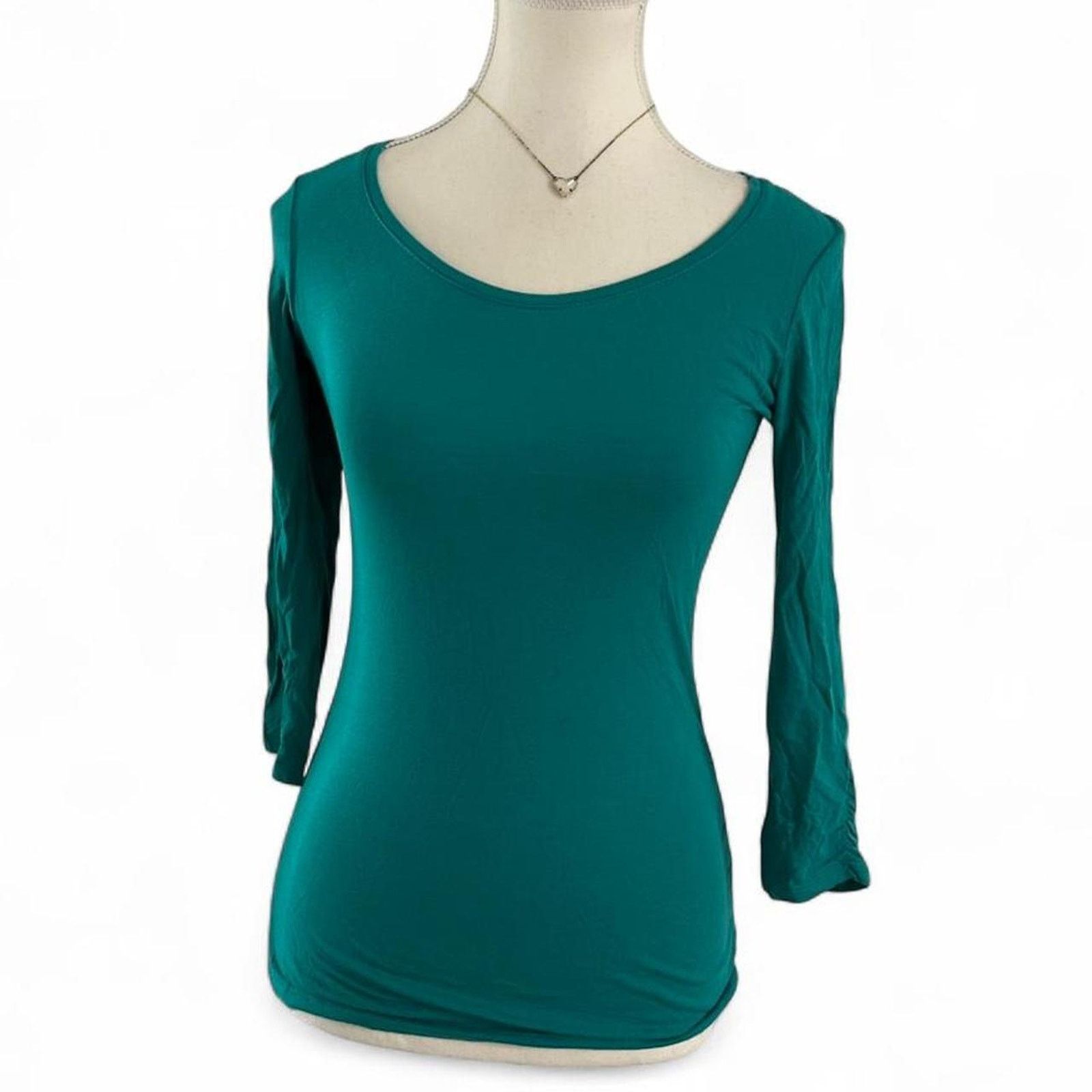Other Vintage Charlotte Russe Teal Green Blue Fitted Sleeve Size S Size S / US 4 / IT 40 - 1 Thumbnail