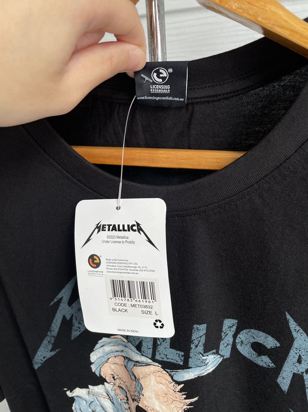 Band Tees × Metallica METALLICA DORIS PUSHEAD (2023) T-SHIRT | Grailed