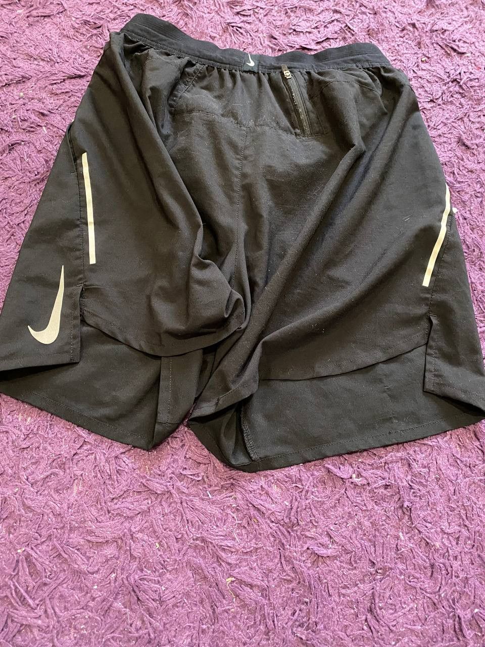 Nike Vintage DRI-FIT NIKE logo black shorts Y2K sportwear Size US 30 / EU 46 - 16 Thumbnail