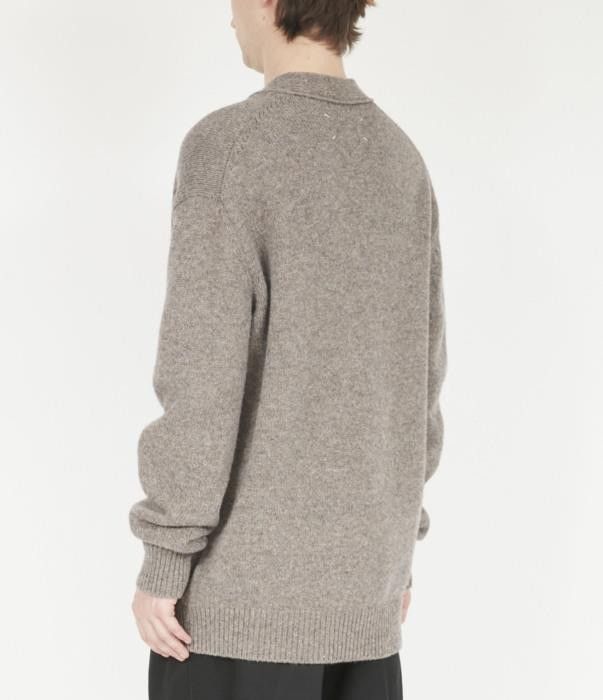 Maison Margiela o1bcso1str0526 Wool Cardigan in Grey Size US M / EU 48-50 / 2 - 4 Thumbnail