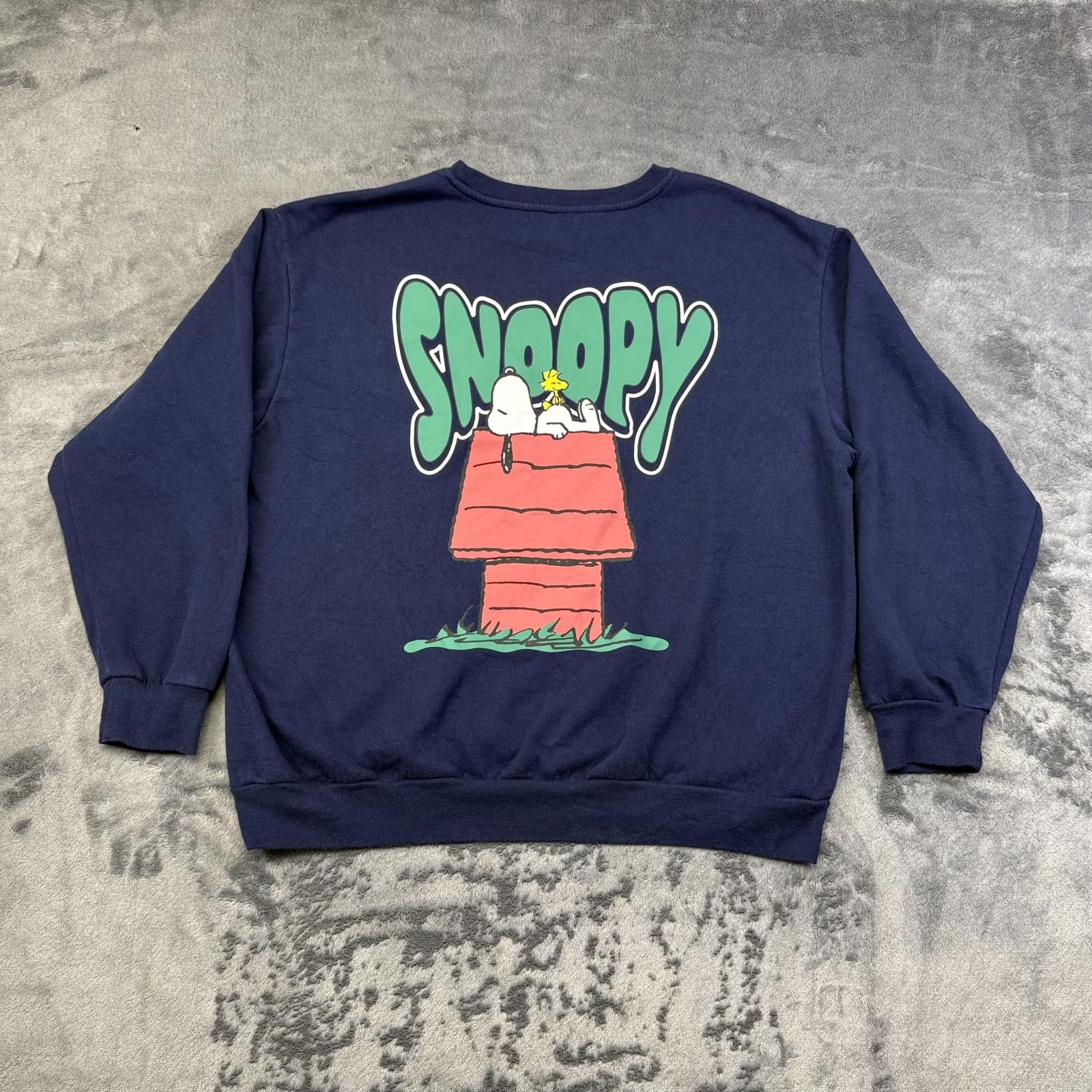 Peanuts Vintage Style Snoopy Doghouse Graphic Sweatshirt Size US XL / EU 56 / 4 - 1 Thumbnail