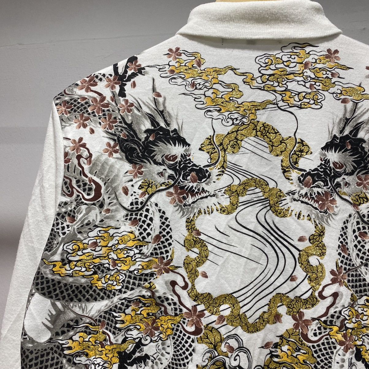 Japanese Brand Dragon🐉 Japan Designer Overprint Zipper Sukajan Motive 90s Size US M / EU 48-50 / 2 - 13 Thumbnail